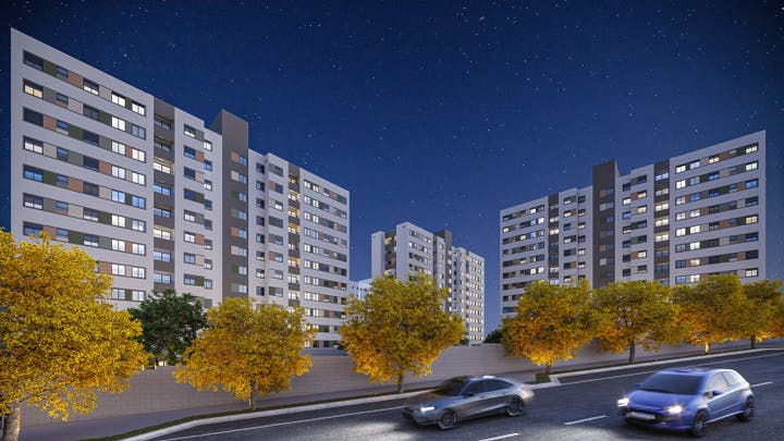 Fachada Residencial La Coline Londrina MRV