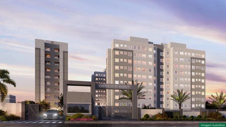 Fachada Castello di &Acirc;ngelo MRV Campo Grande