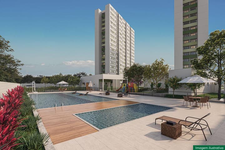 Piscina Palmeira Solare MRV Palmas