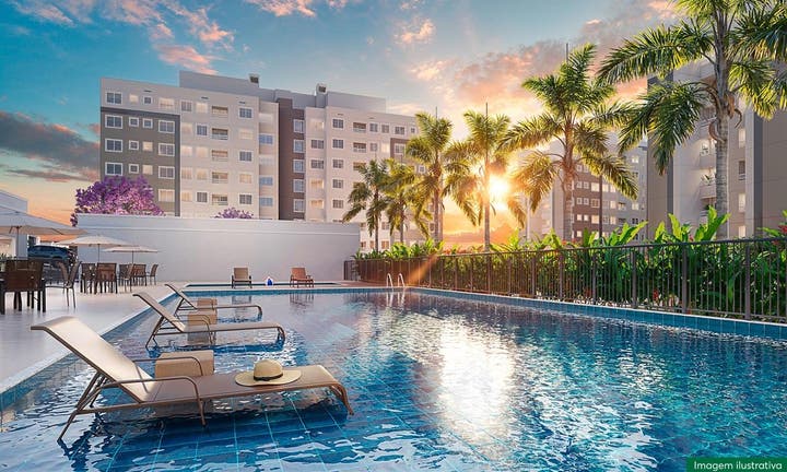 Piscina Residencial Nagoya MRV Manaus