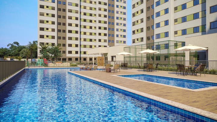 Piscina Palmeira Serena MRV Palmas