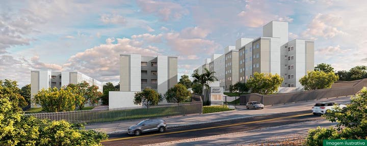 Fachada Porto Guarani MRV Porto Alegre