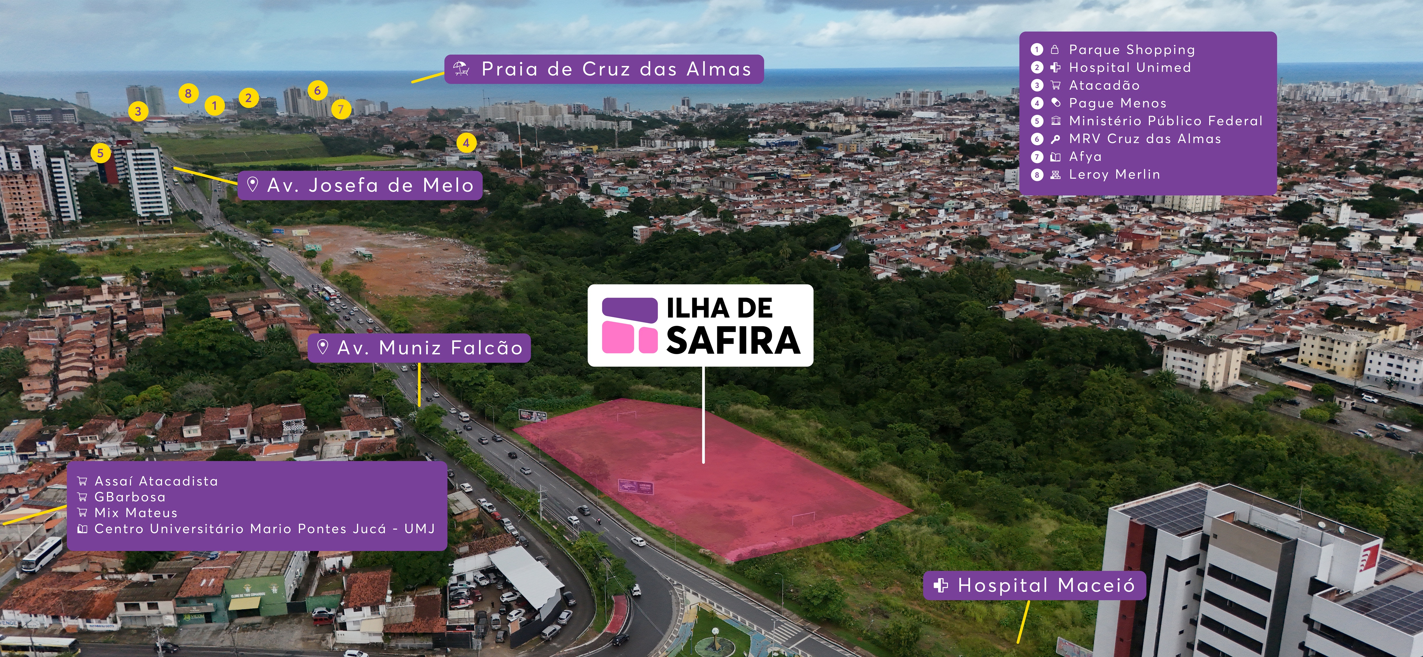 Imagem Aérea Ilha de Safira Maceió MRV Imagem Aérea Ilha de Safira Maceió MRV
