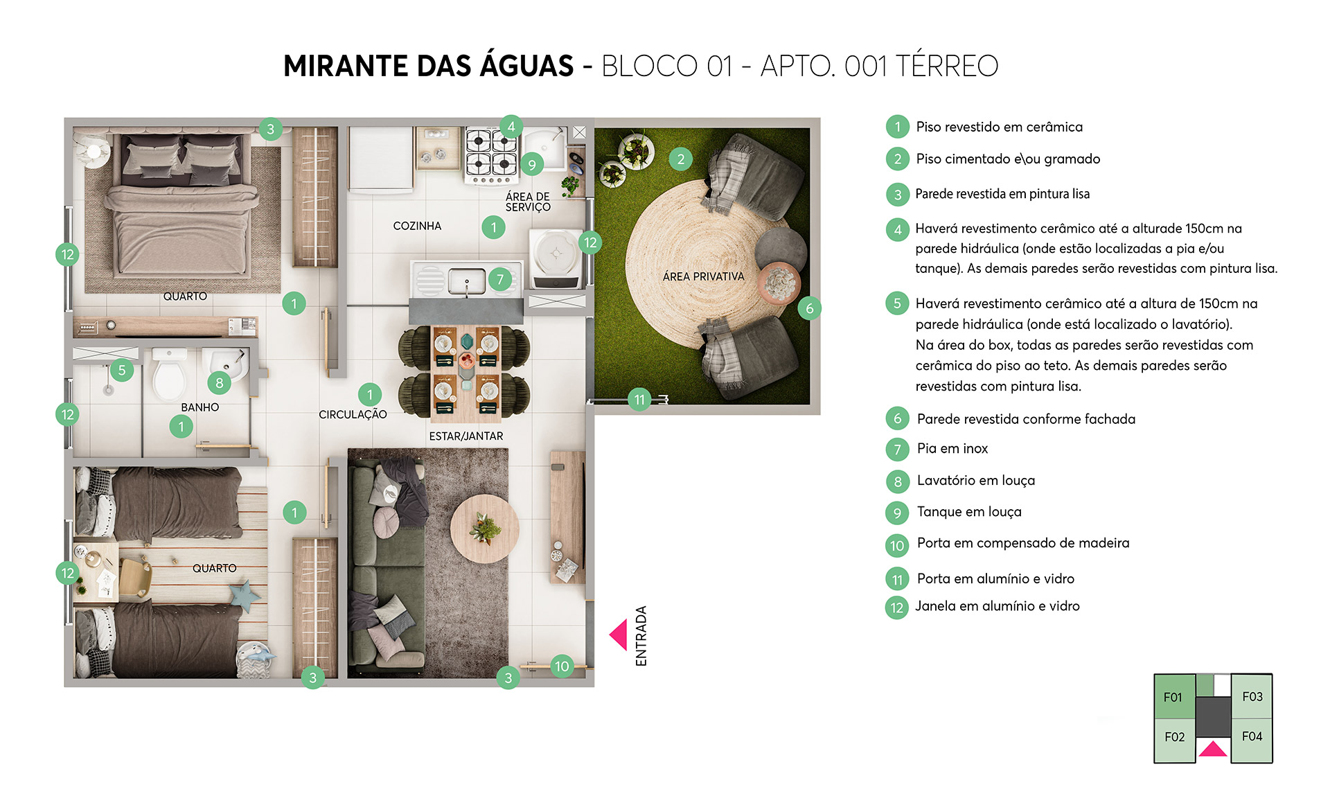 Planta Mirante das Águas MRV Maceió