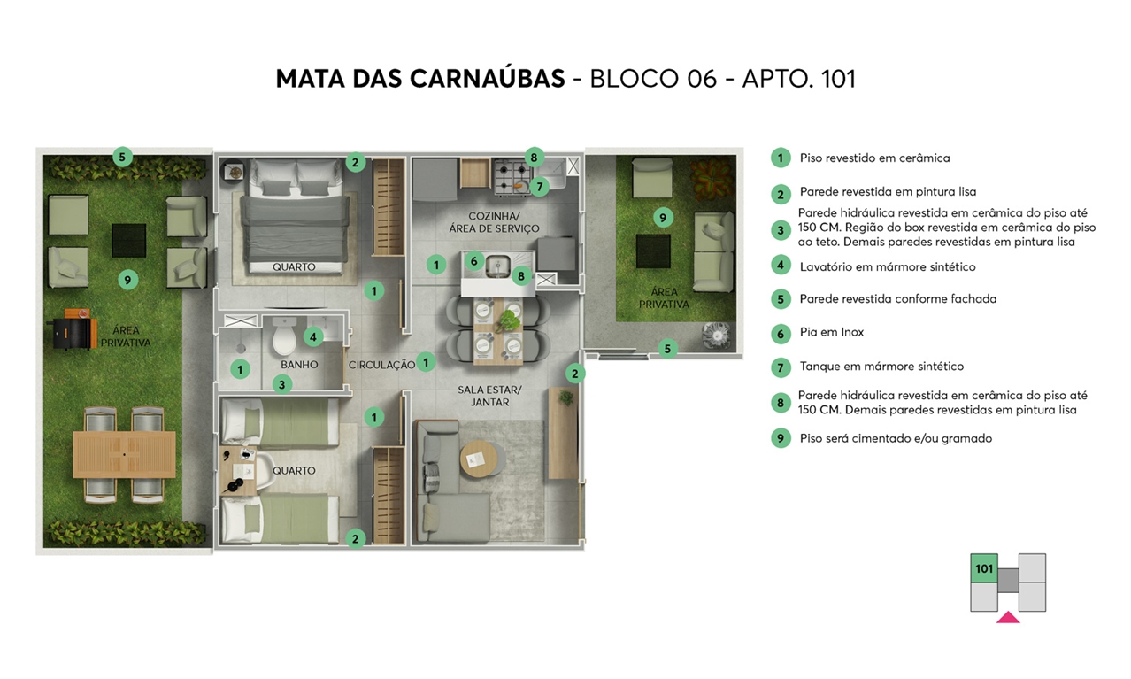 Planta Mata das Carnaúbas MRV Maceió