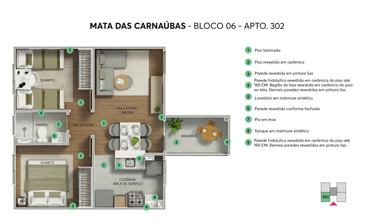 Planta Mata das Carnaúbas MRV Maceió