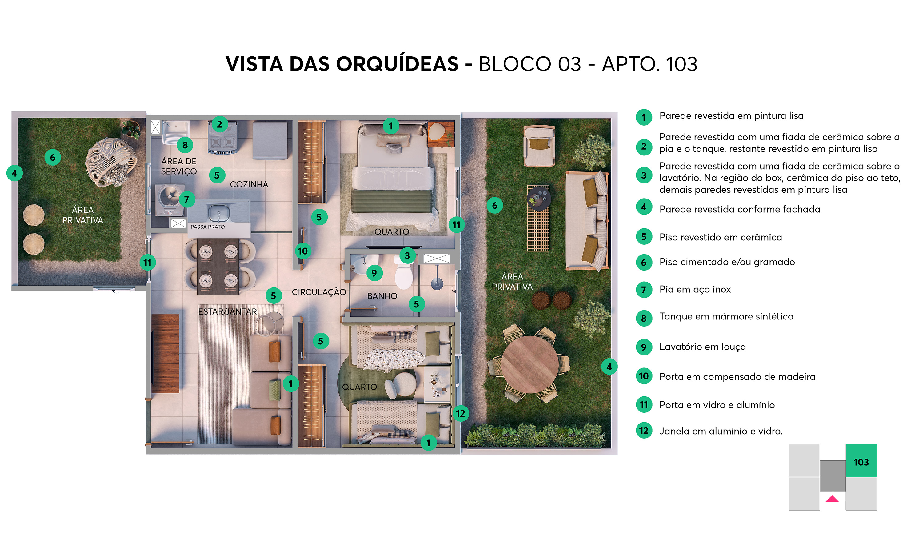 Planta Vista das Orquídeas MRV Manaus