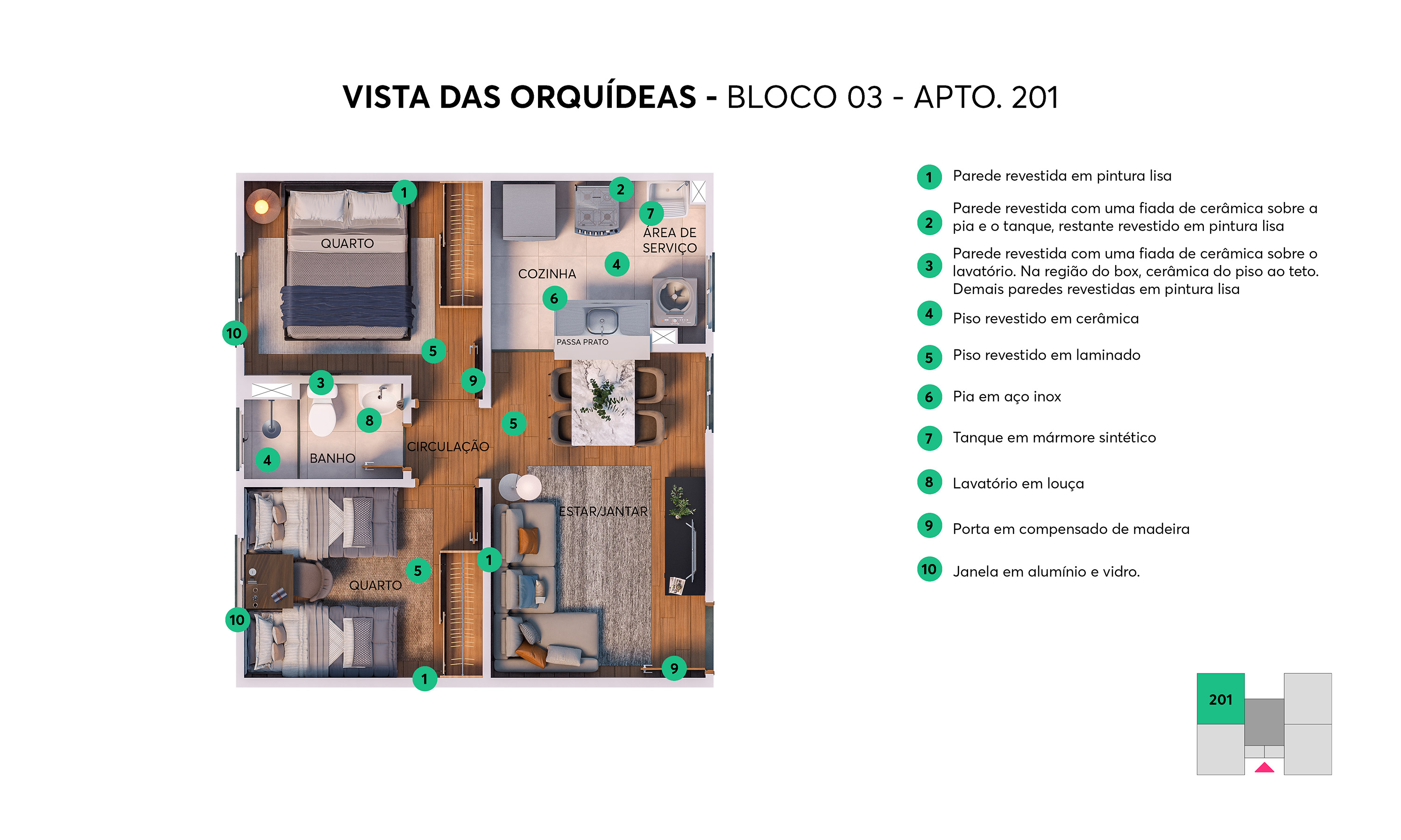 Planta Vista das Orquídeas MRV Manaus