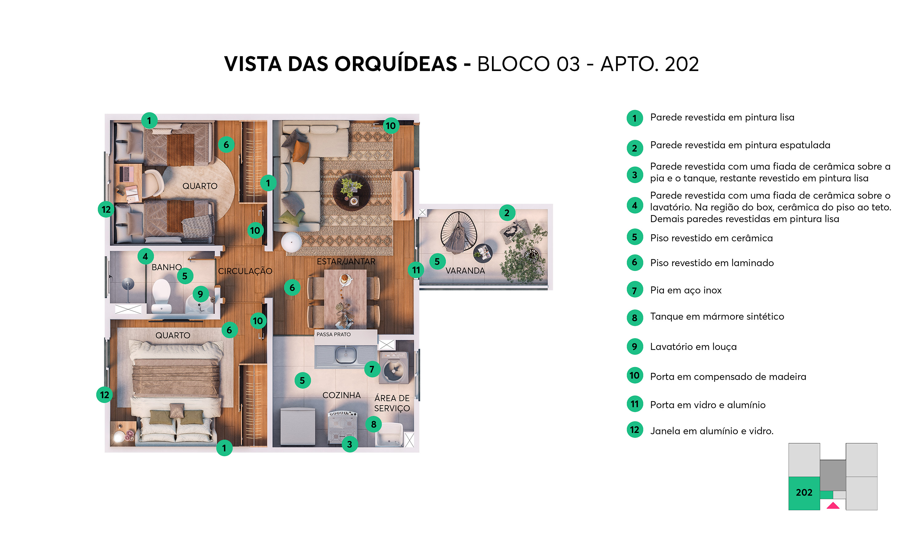 Planta Vista das Orquídeas MRV Manaus