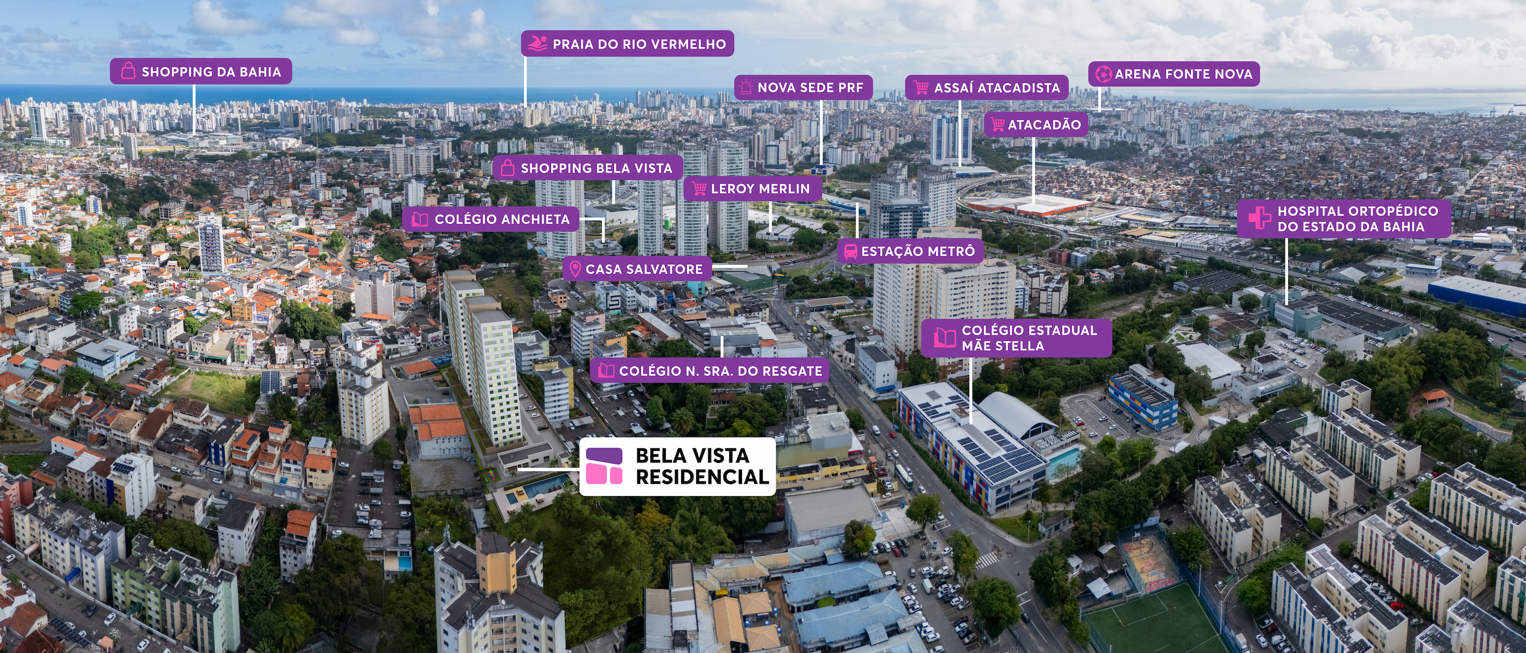 Foto aérea Bela Vista Residencial MRV Salvador Foto aérea Bela Vista Residencial MRV Salvador
