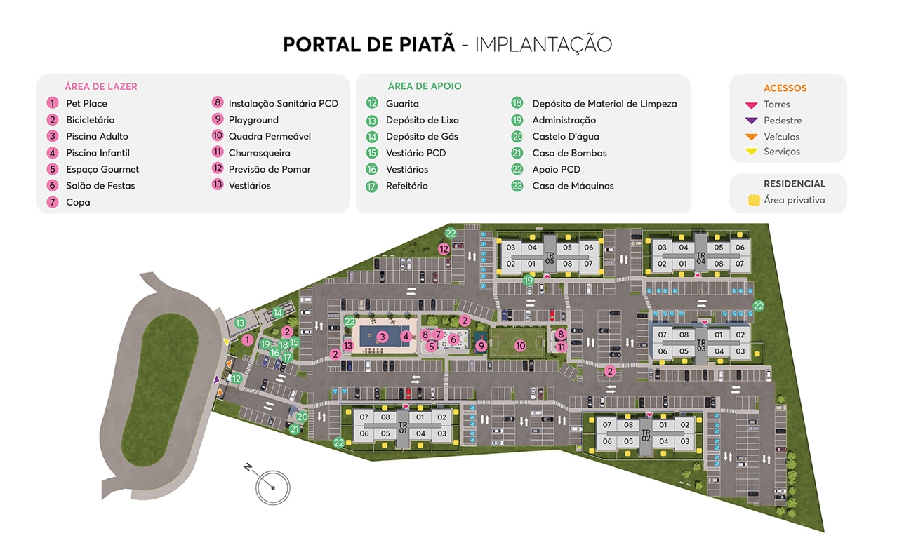 Implantação Portal de Piatã MRV Salvador