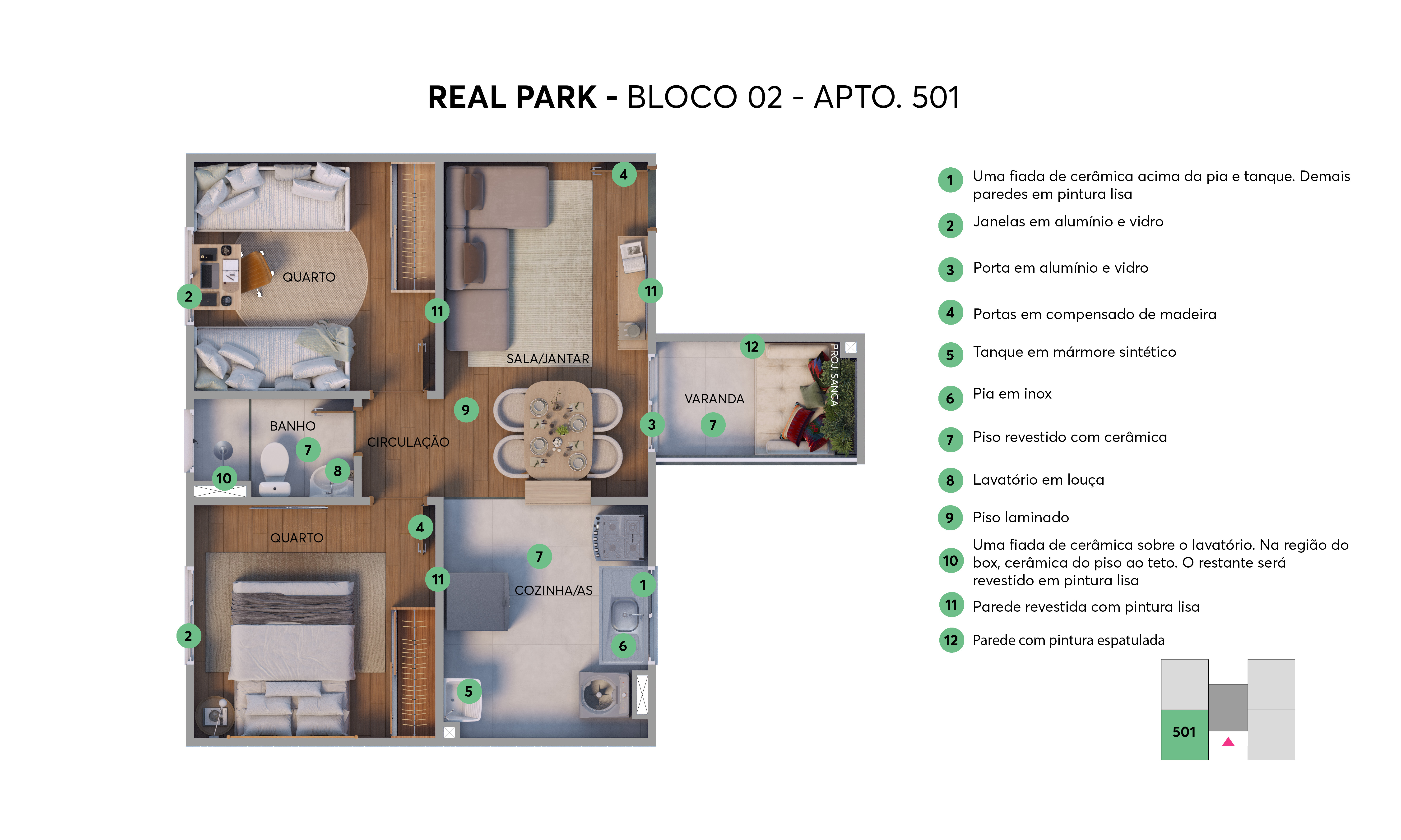 Planta Real Park MRV Salvador
