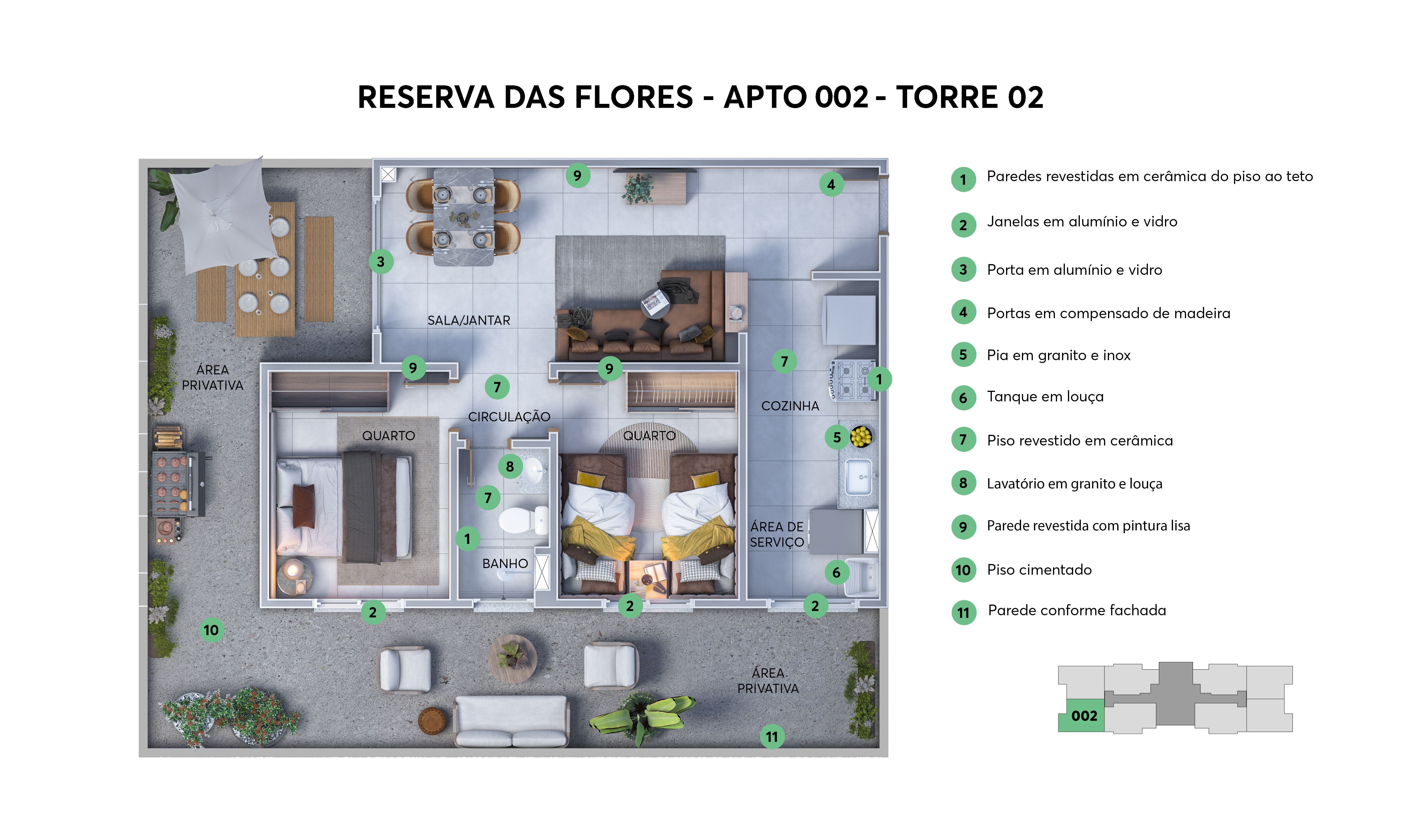 Planta Reserva das Flores MRV Salvador