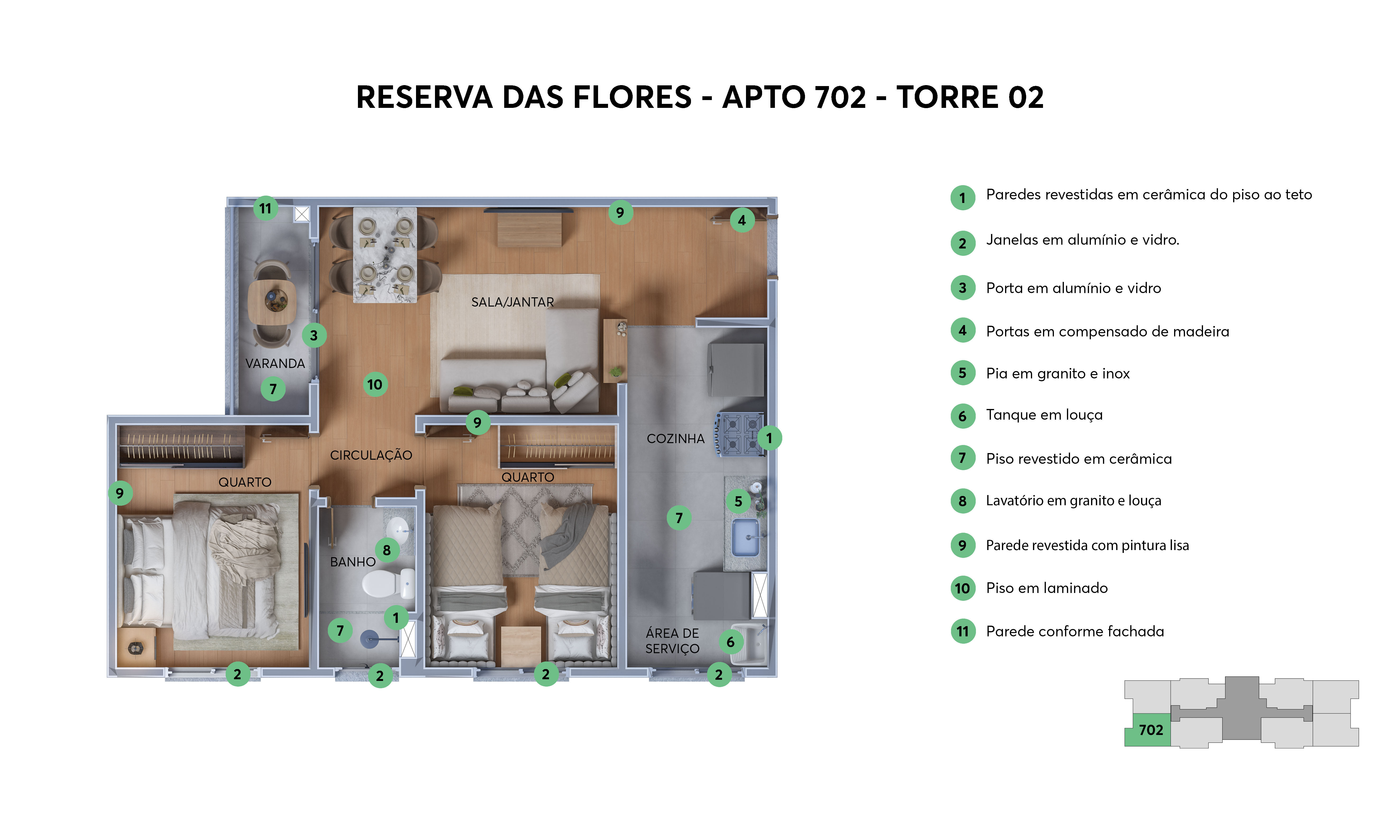 Planta Reserva das Flores MRV Salvador