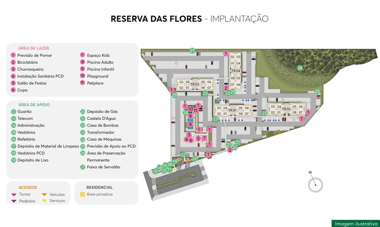 Implantação Reserva das Flores MRV Salvador