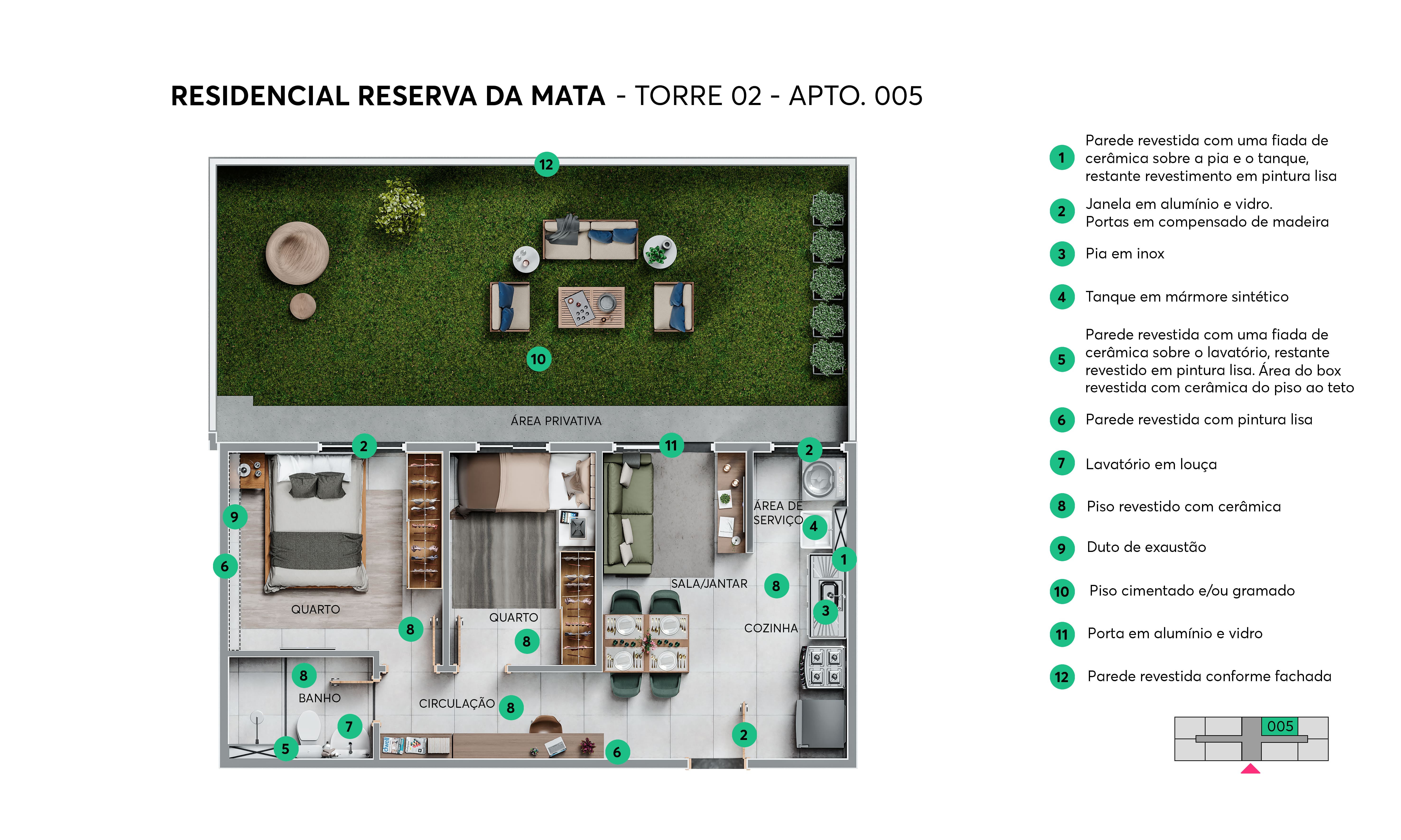 Planta Reserva da Mata MRV Salvador