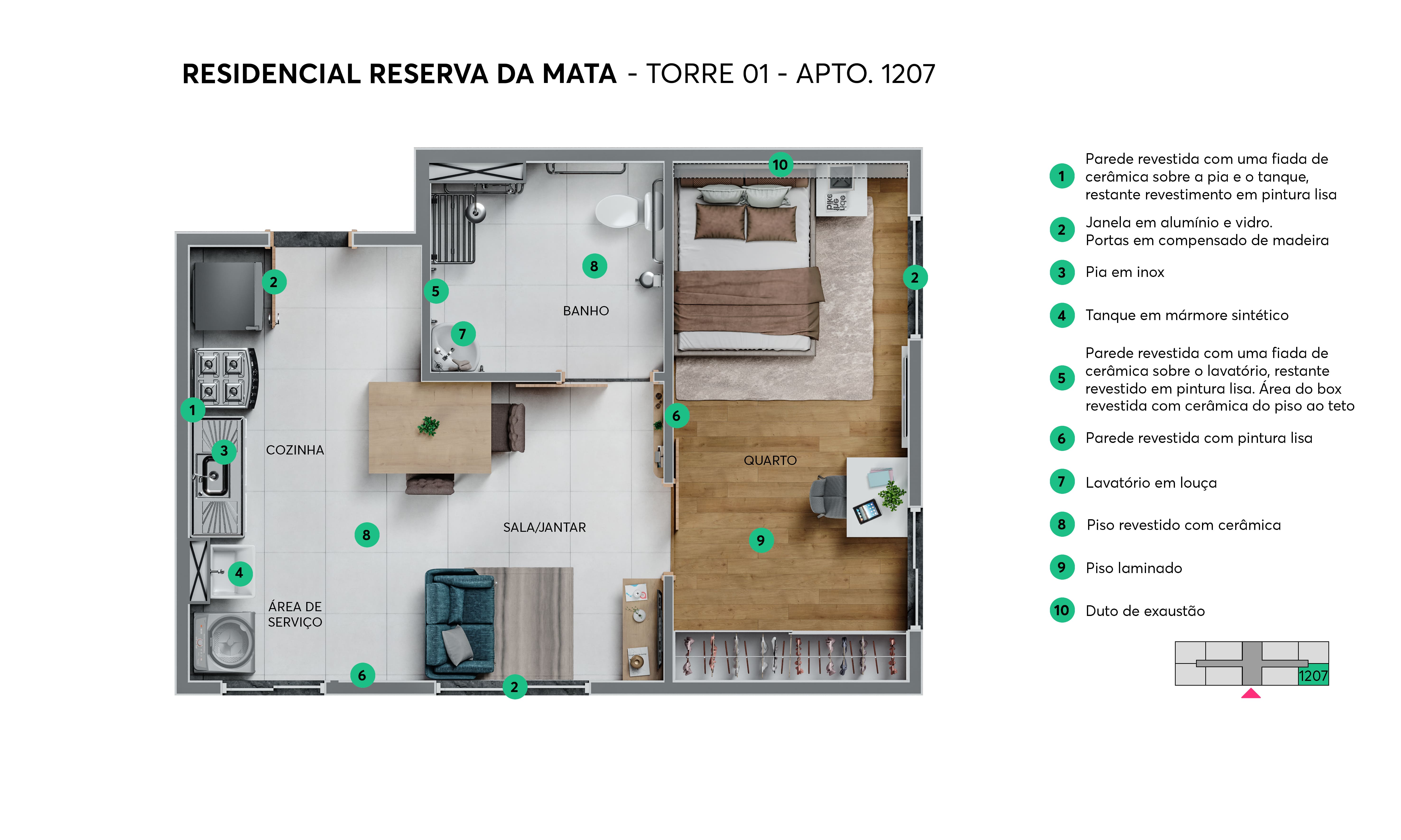 Planta Reserva da Mata MRV Salvador