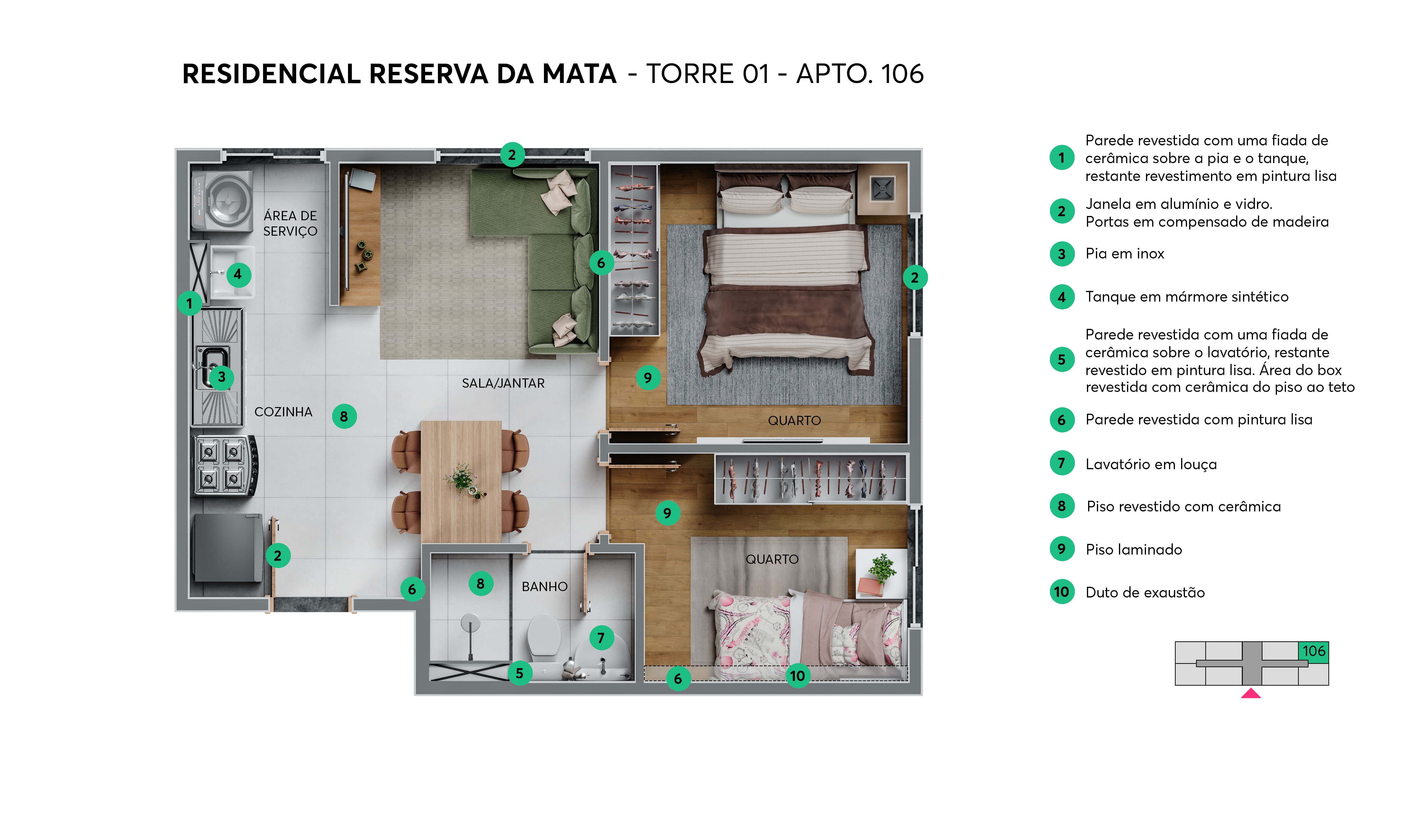 Planta Reserva da Mata MRV Salvador