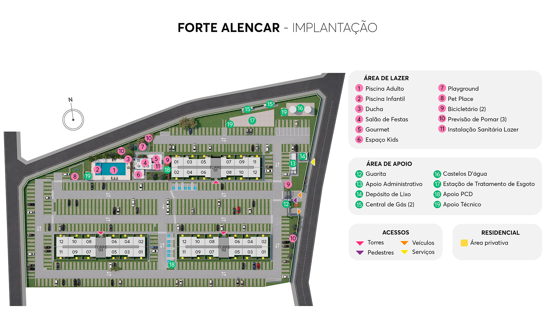 Implantação Forte Alencar MRV Fortaleza