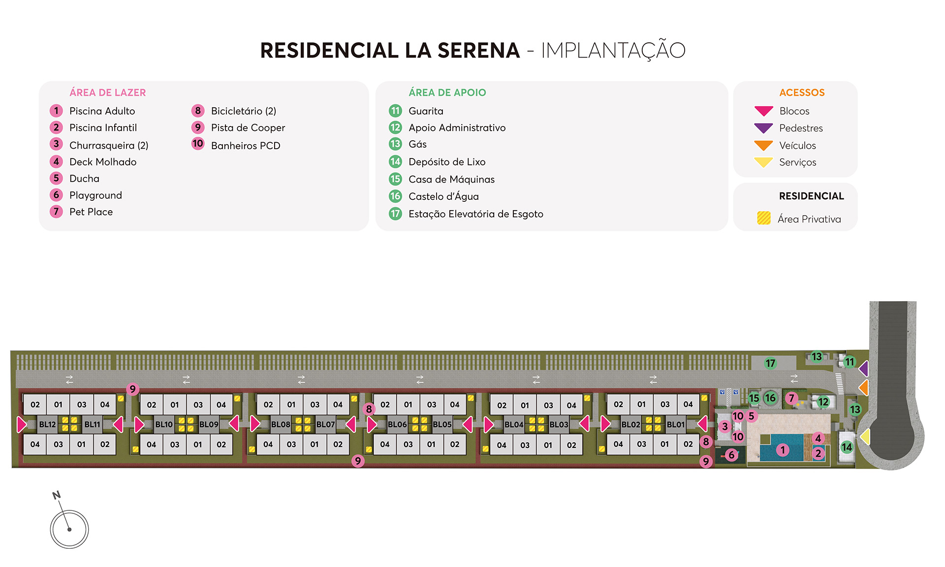 Implantação Residencial La Serena MRV Fortaleza