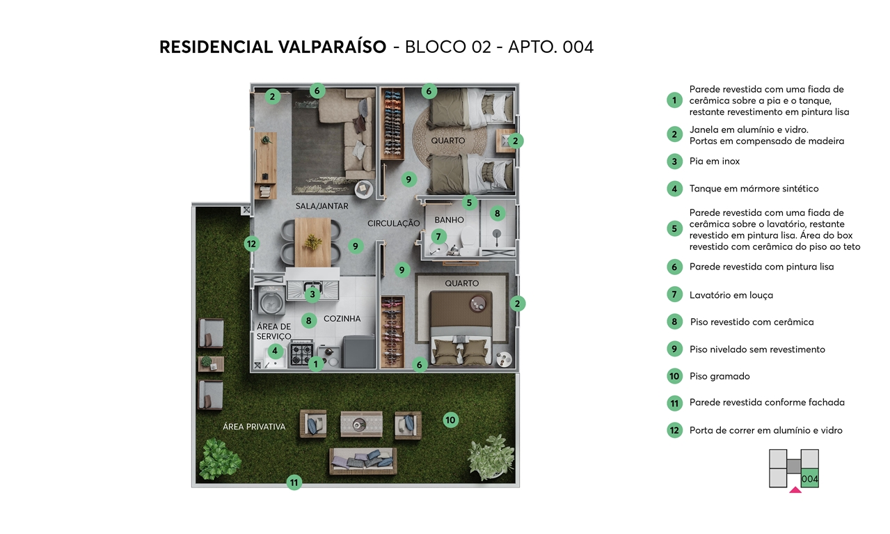 Planta Res. Valparaíso MRV Fortaleza