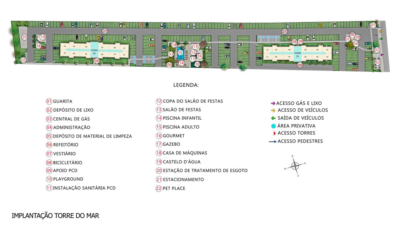 Planta Torre do Mar MRV Fortaleza