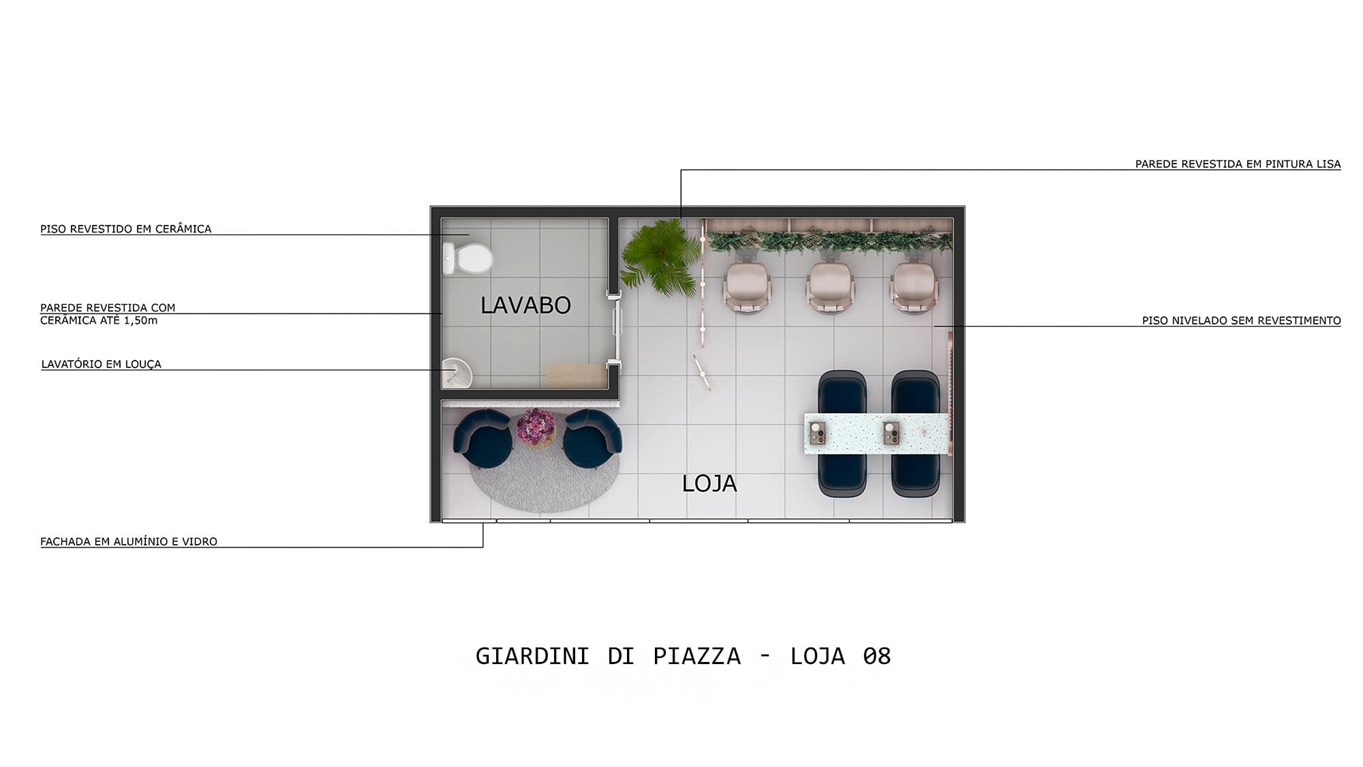Planta Giardini di Piazza MRV Gama
