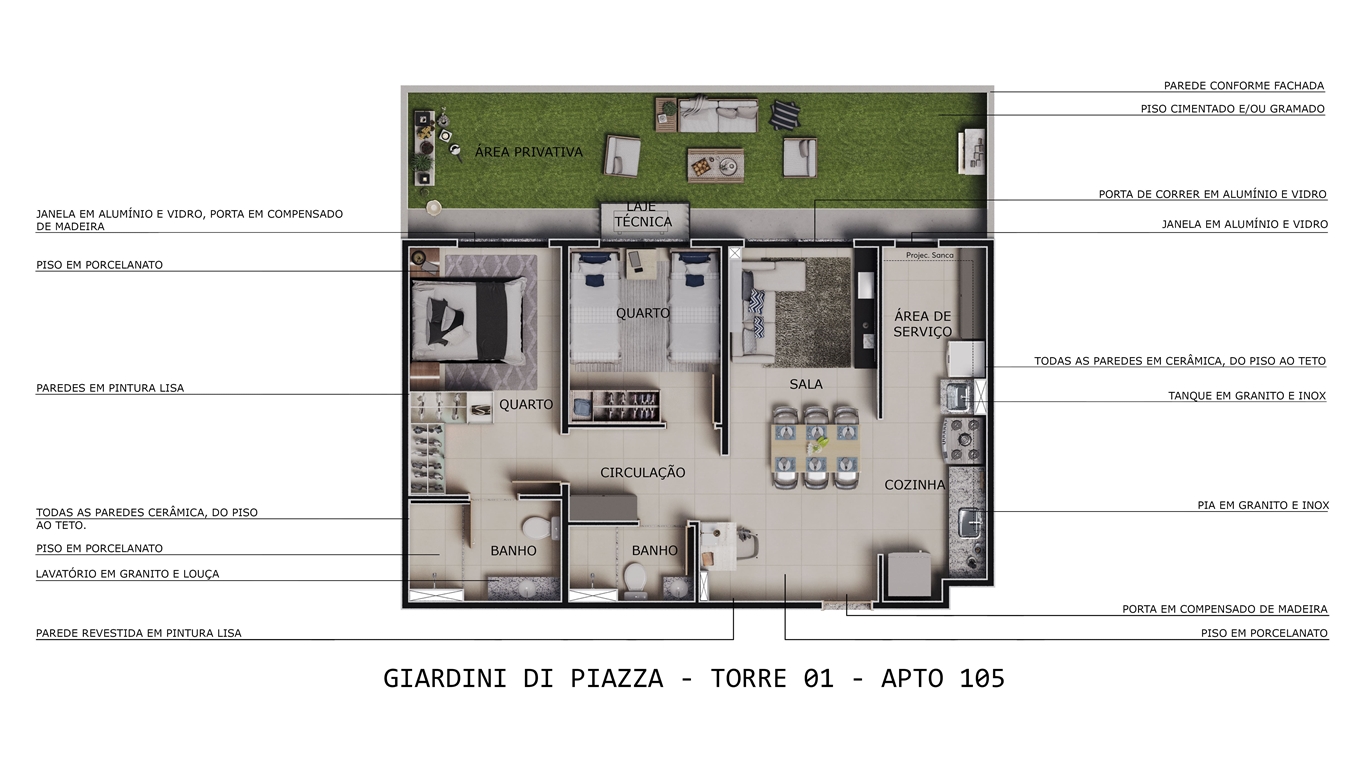 Planta Giardini Di Piazza MRV Gama