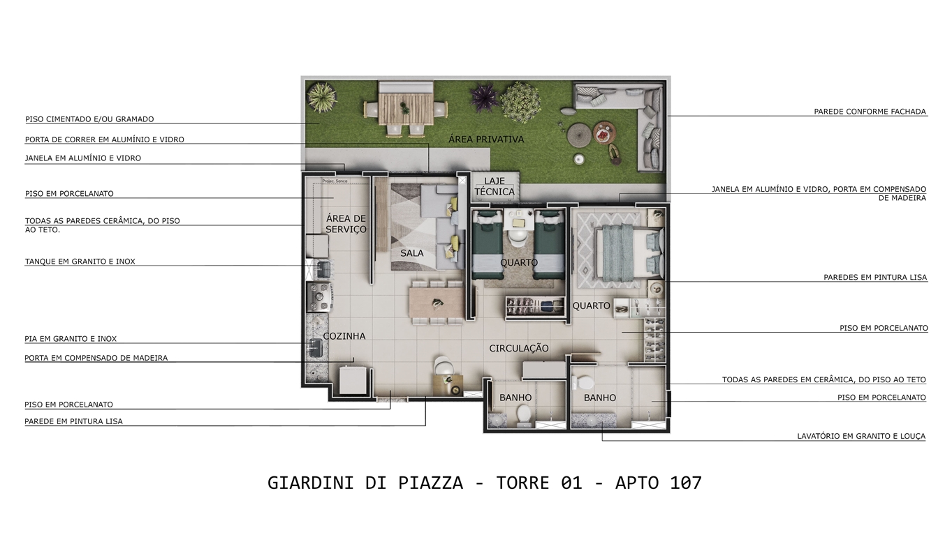 Planta Giardini Di Piazza MRV Gama
