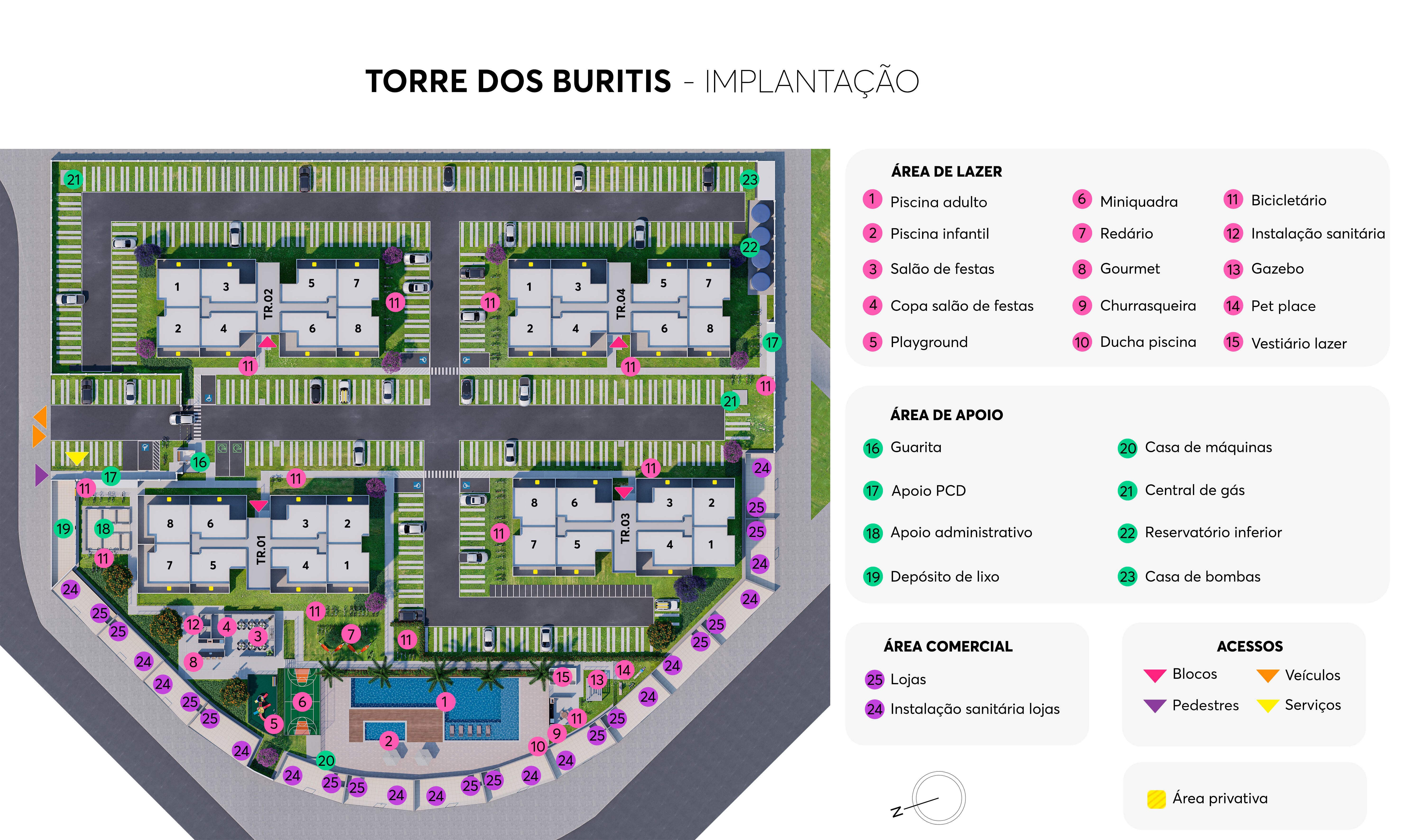 Implantação Torres dos Buritis MRV Brasília