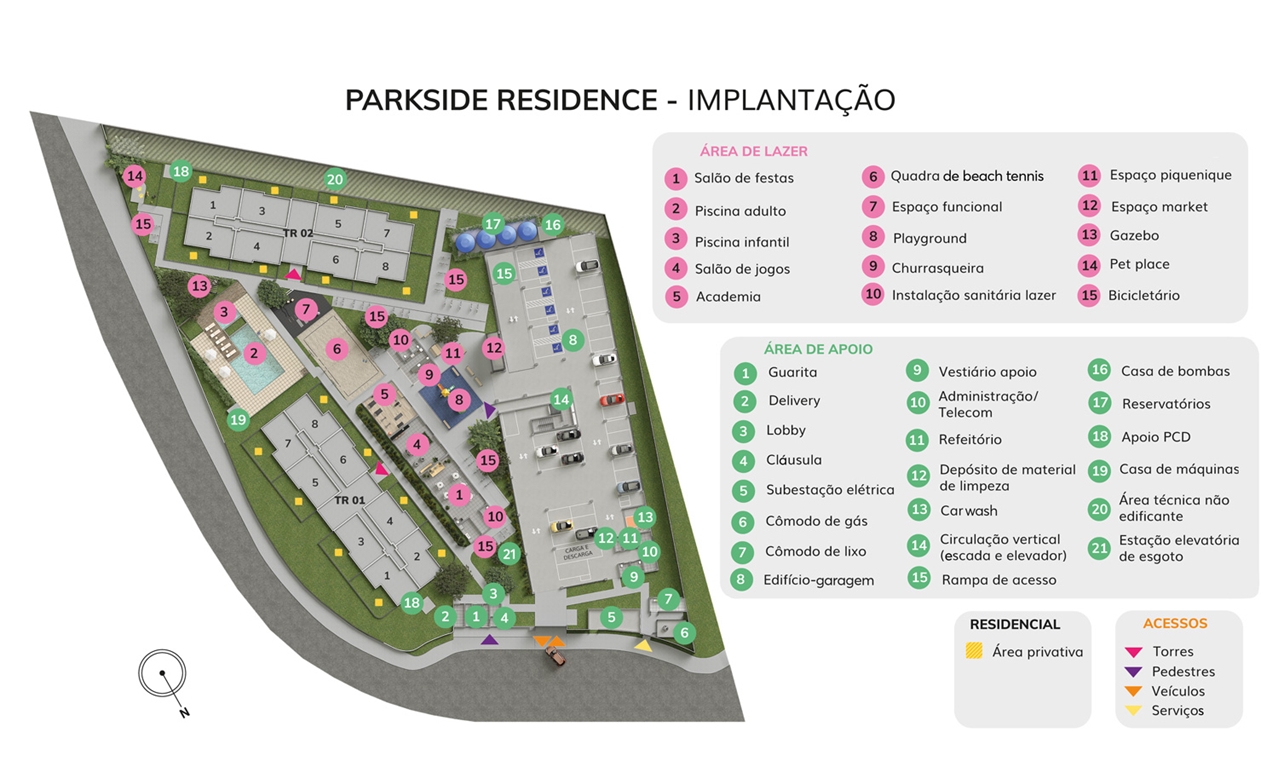Planta Parkside MRV Serra