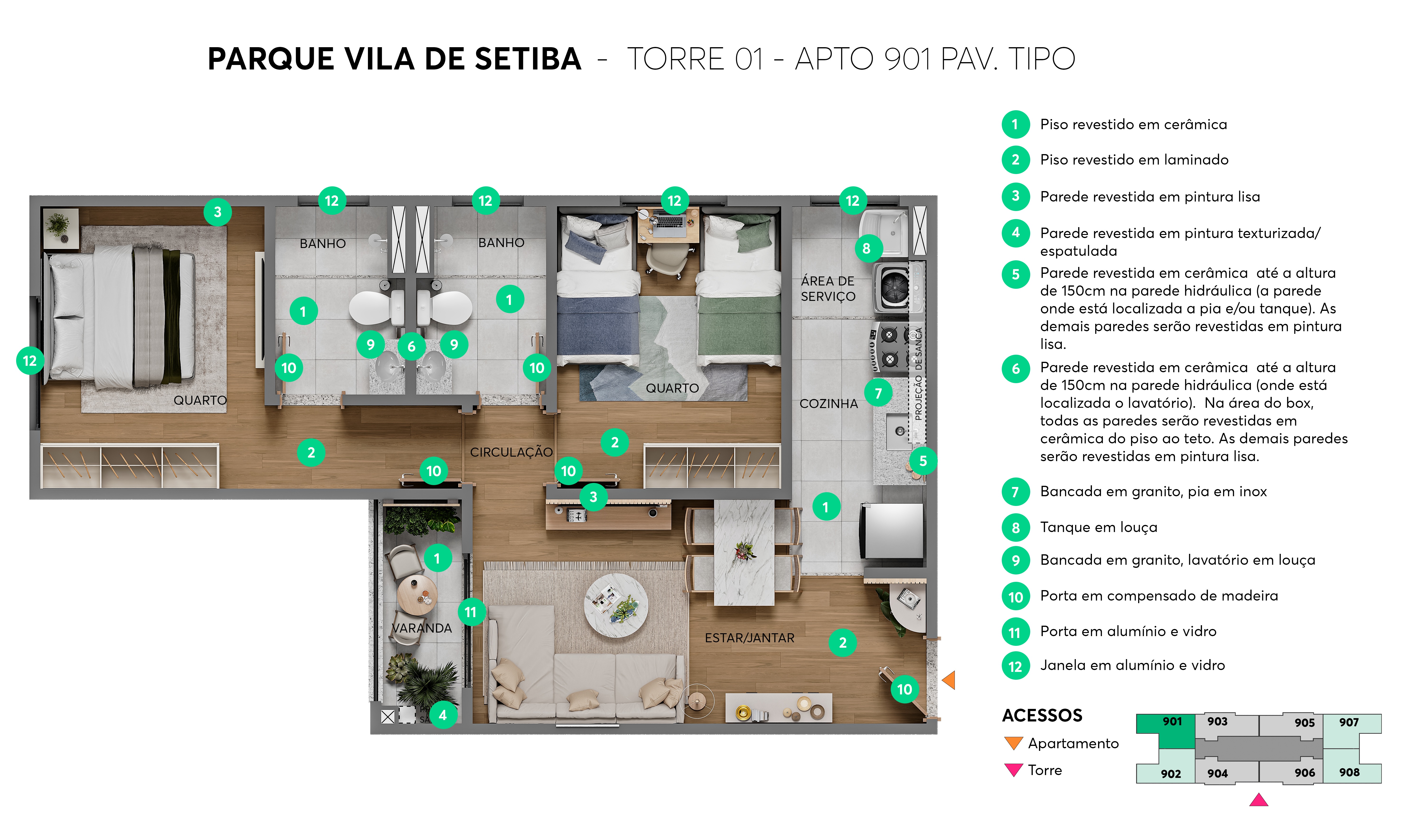 Planta Parque Vila de Setiba Serra MRV