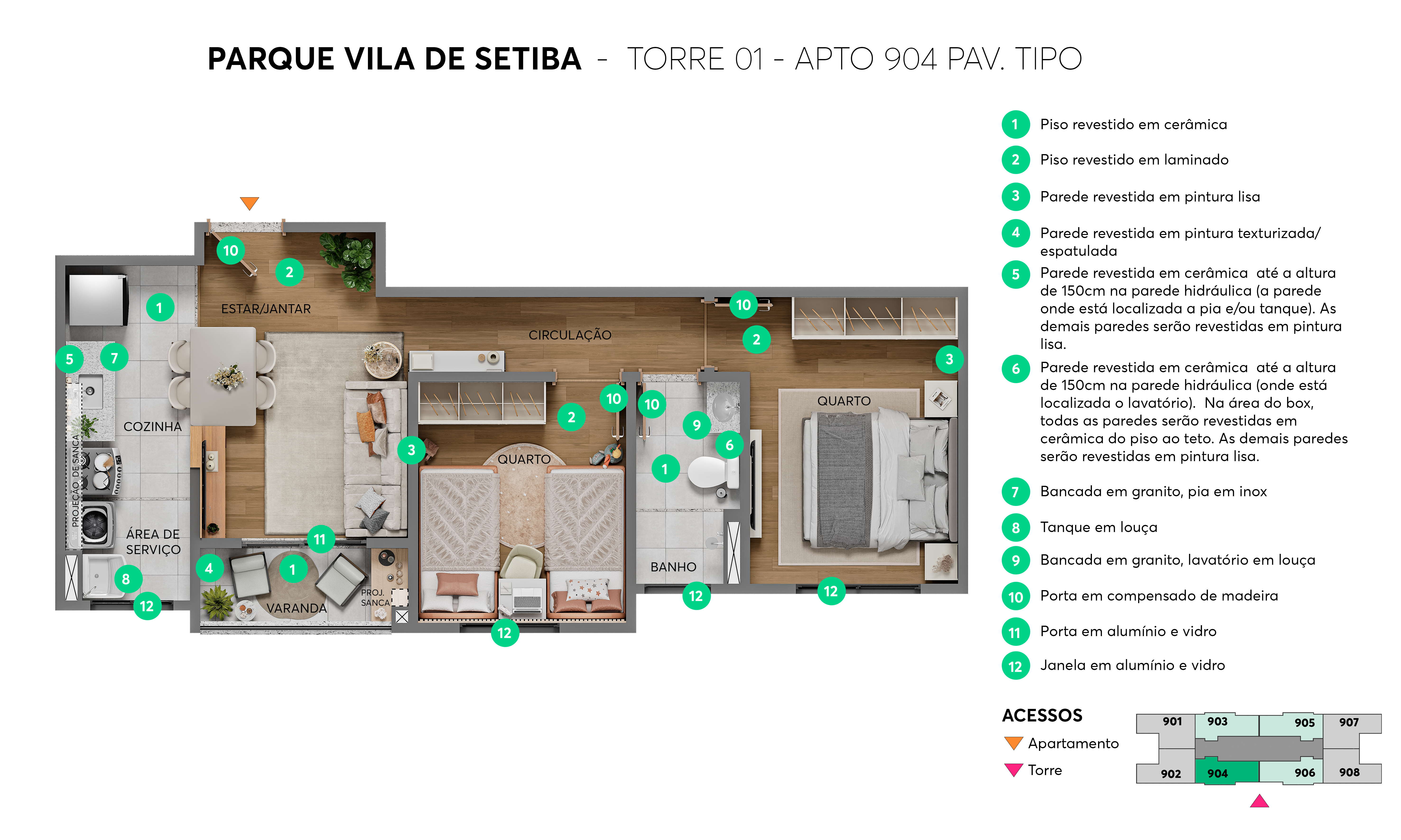 Planta Parque Vila de Setiba Serra MRV