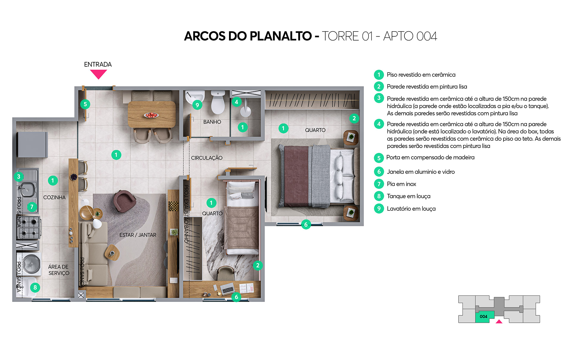 Planta Arcos do Planalto MRV Anápolis