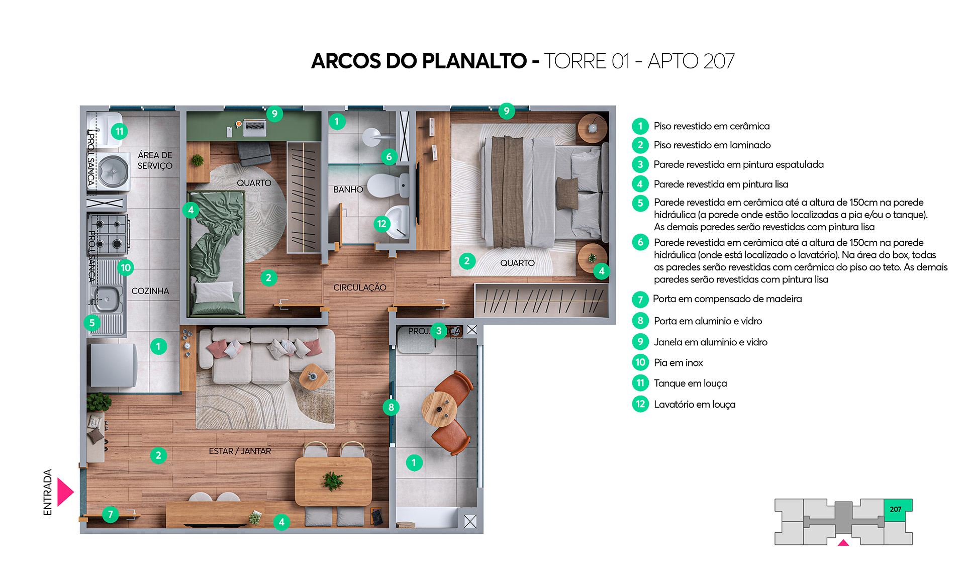 Planta Arcos do Planalto MRV Anápolis