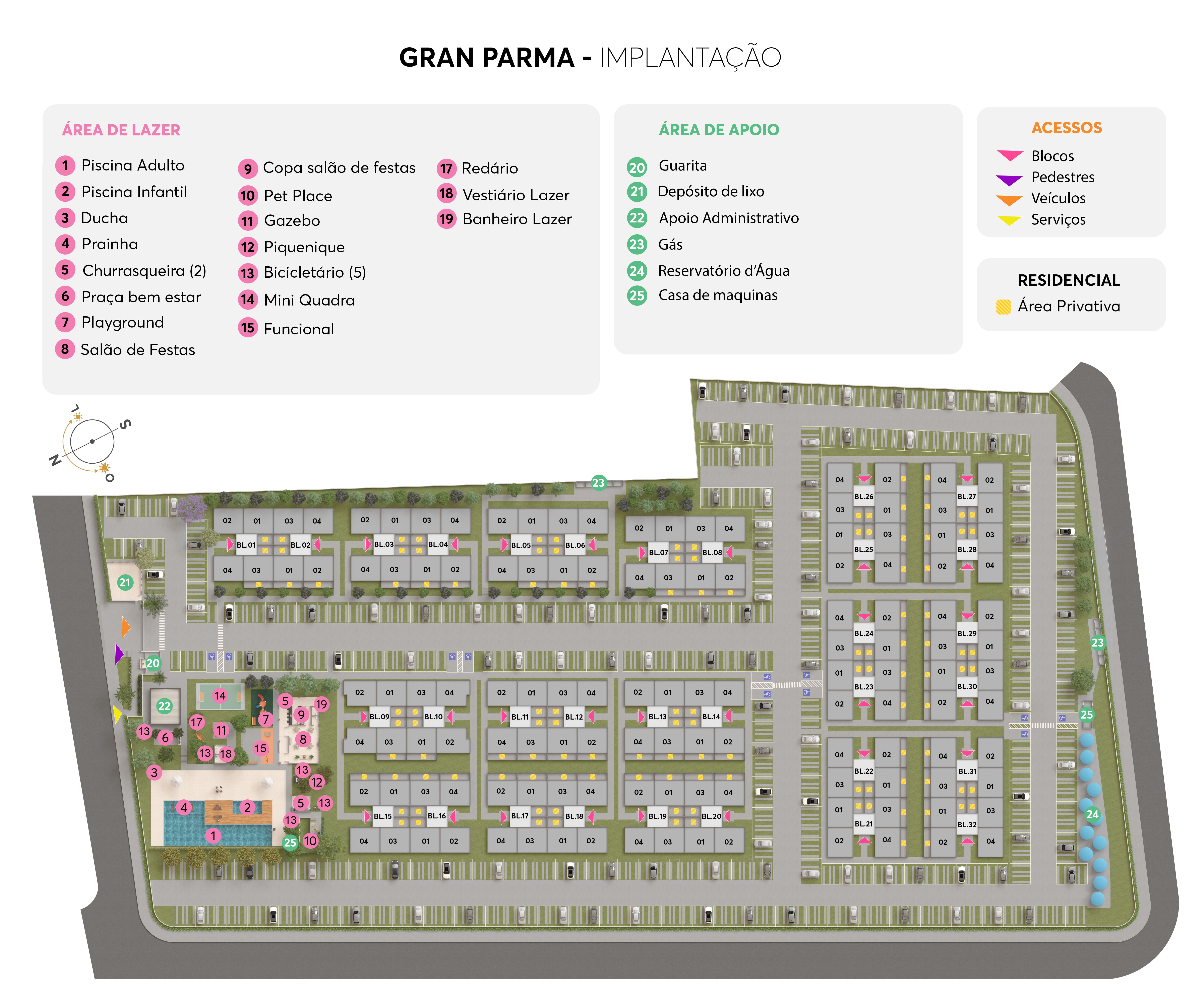 Implantação Gran Parma Aparecida de Goiânia MRV