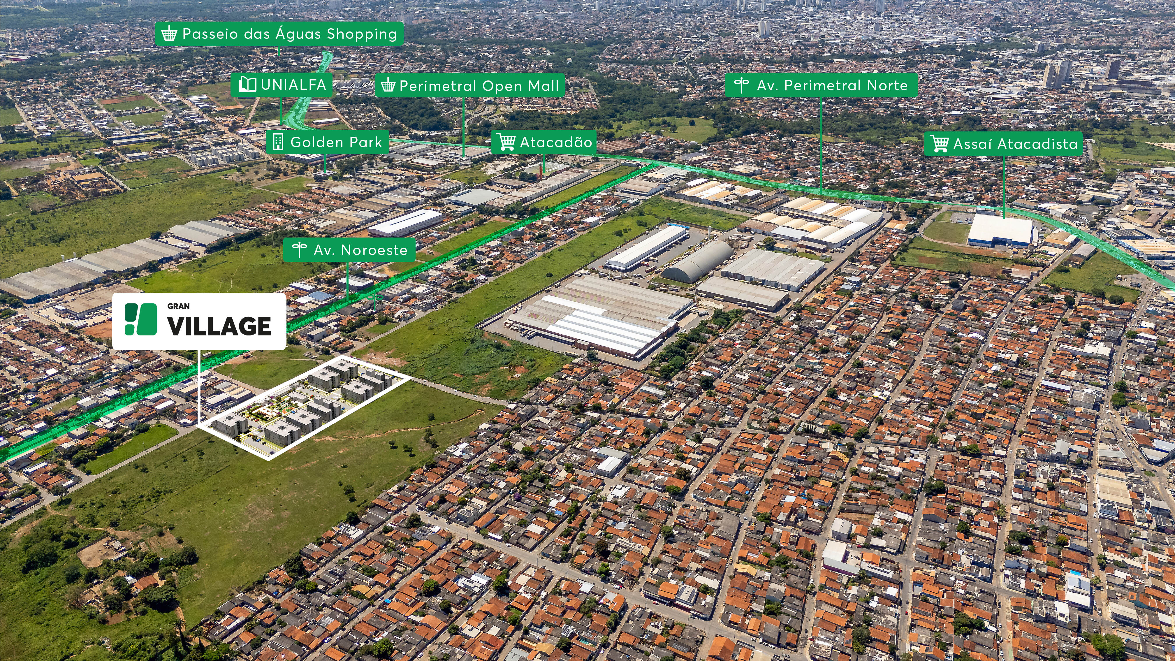 Aérea Gran Village MRV Goiânia Aérea Gran Village MRV Goiânia