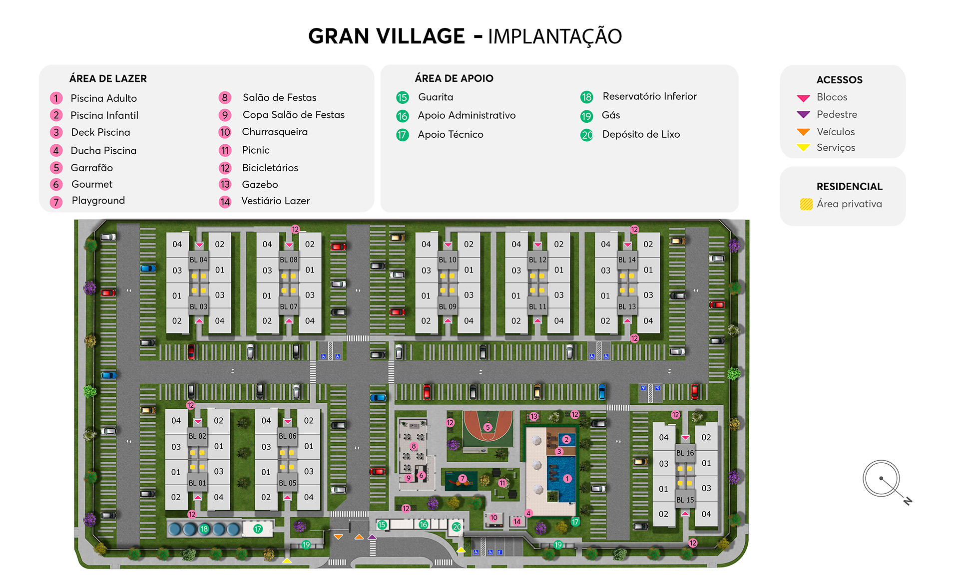 Implantação Gran Village MRV Goiânia