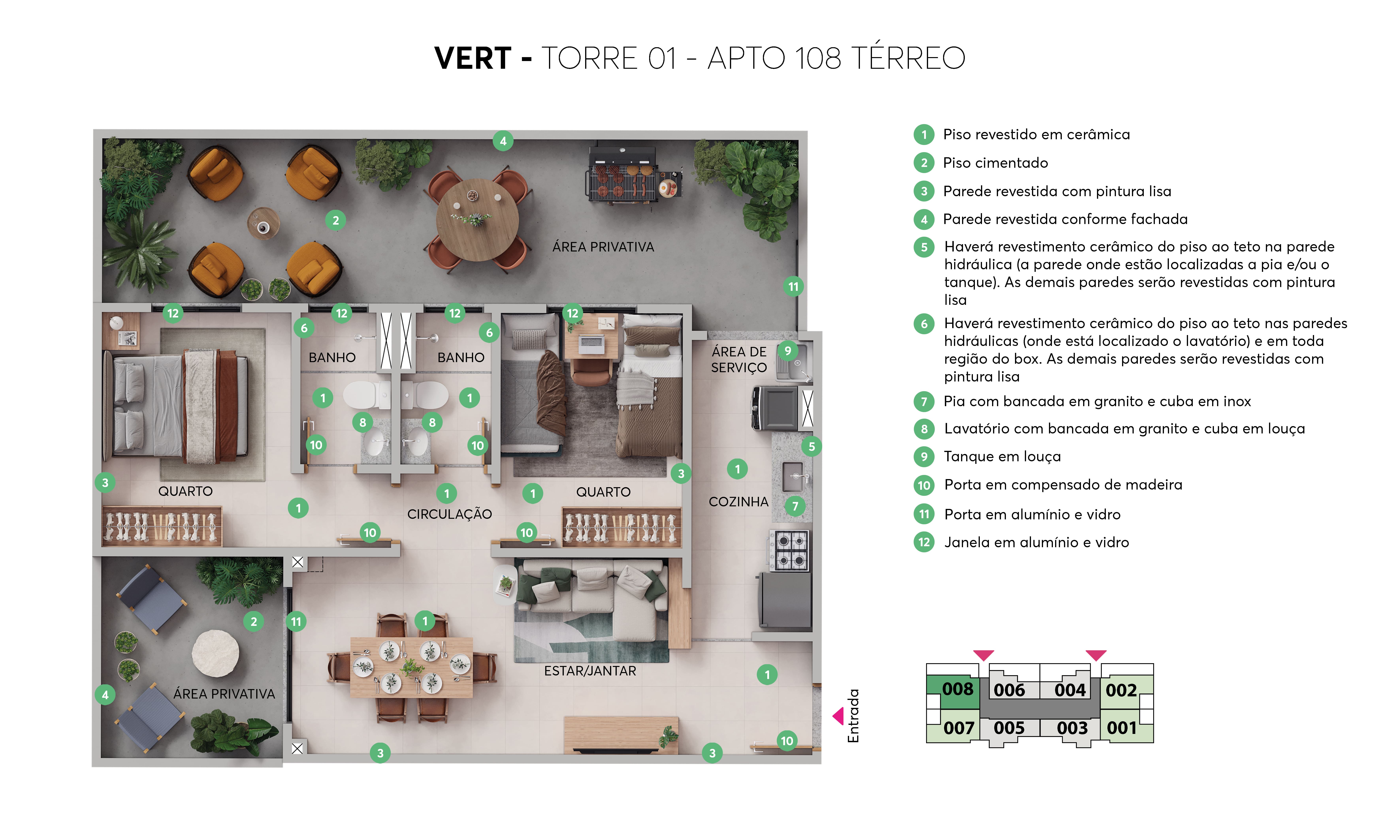 Planta Vert MRV Goiânia