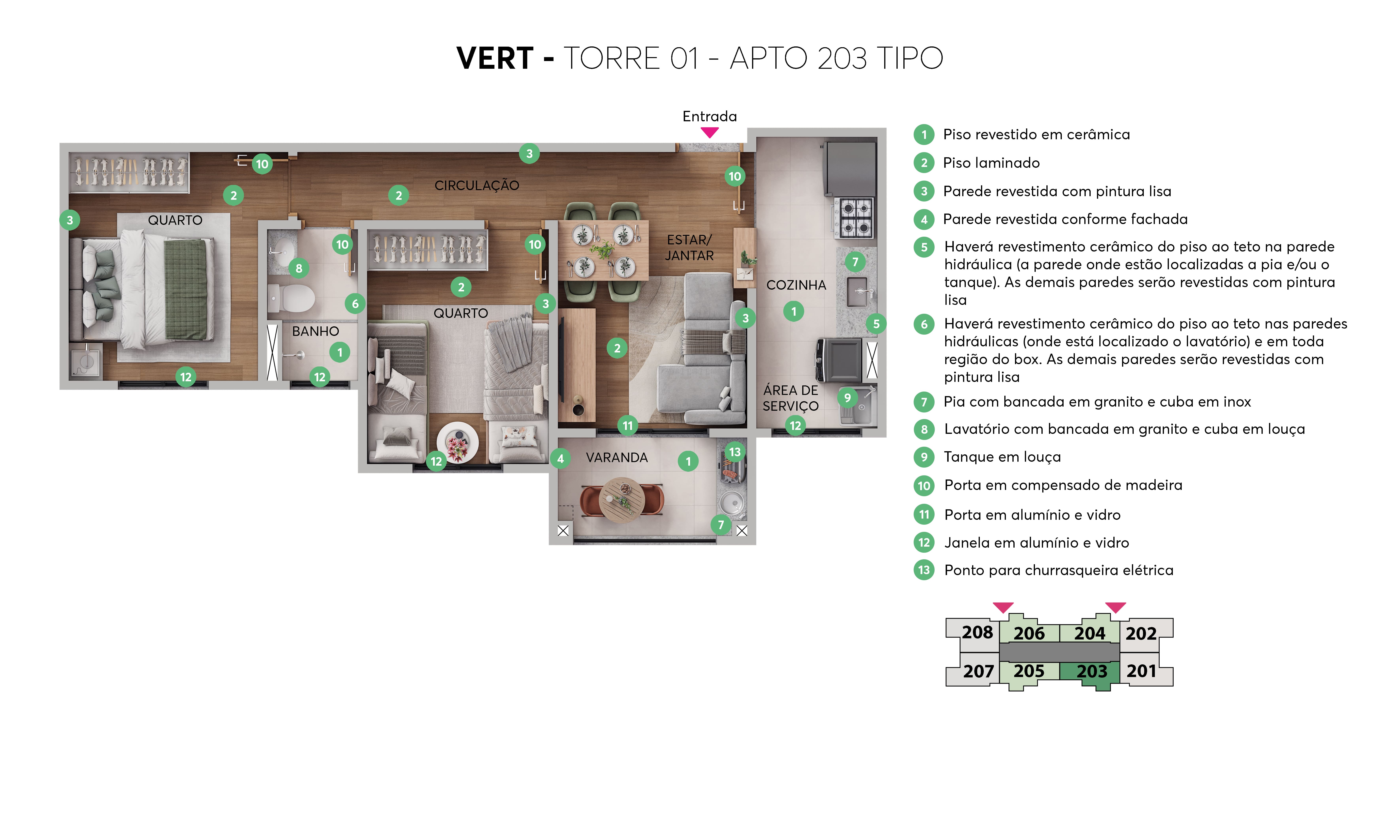 Planta Vert MRV Goiânia
