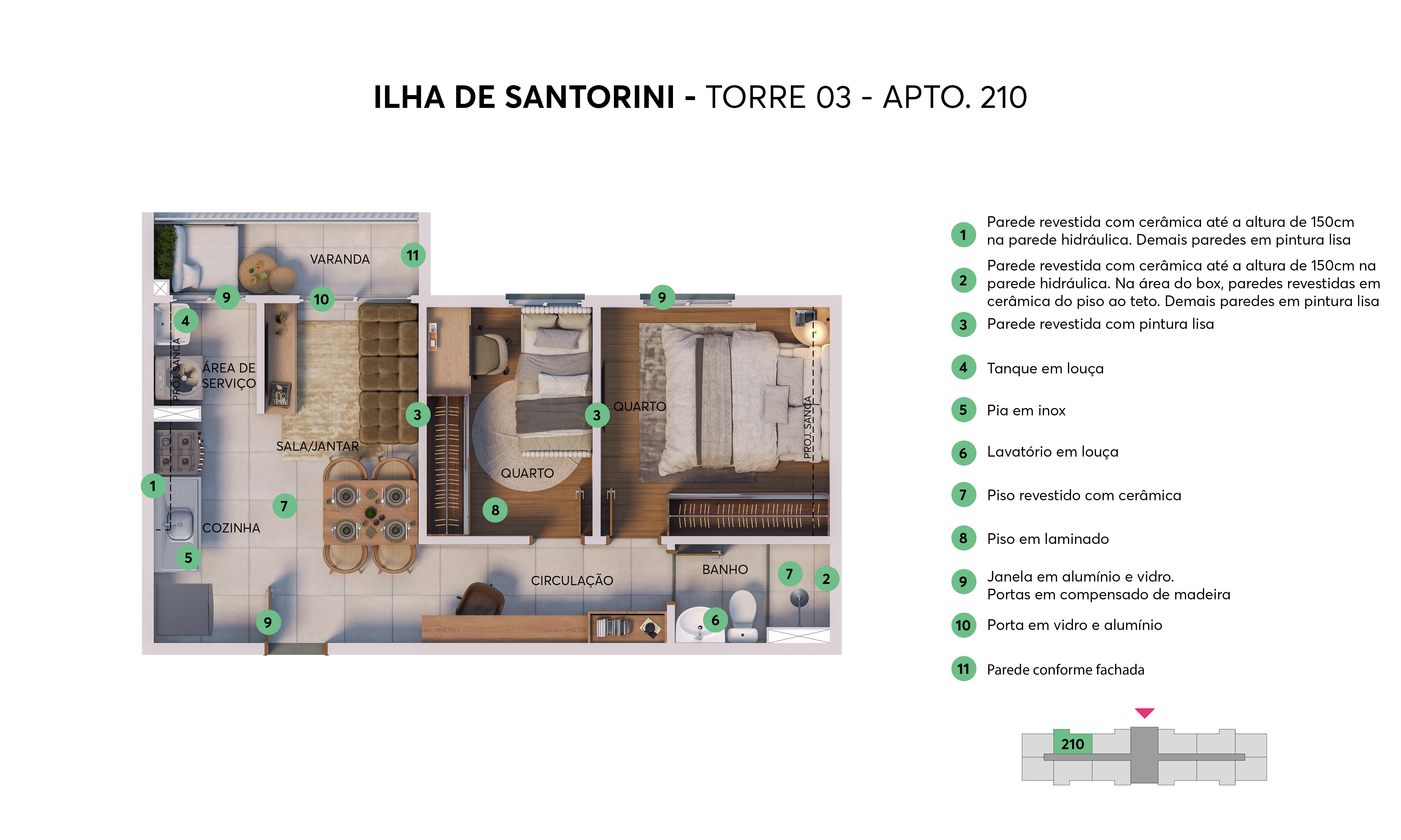 Planta Ilha de Santorini MRV São Luís