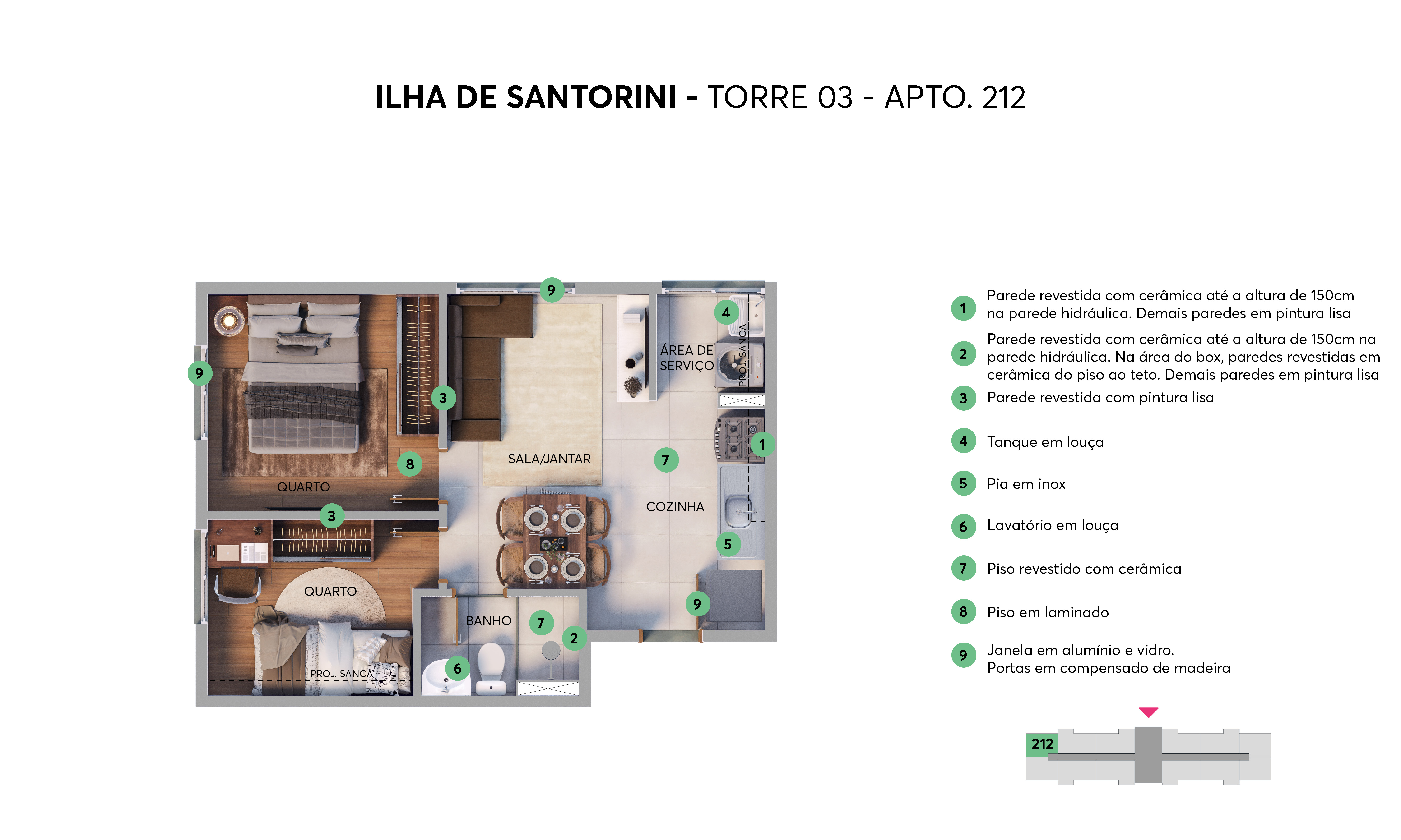 Planta Ilha de Santorini MRV São Luís