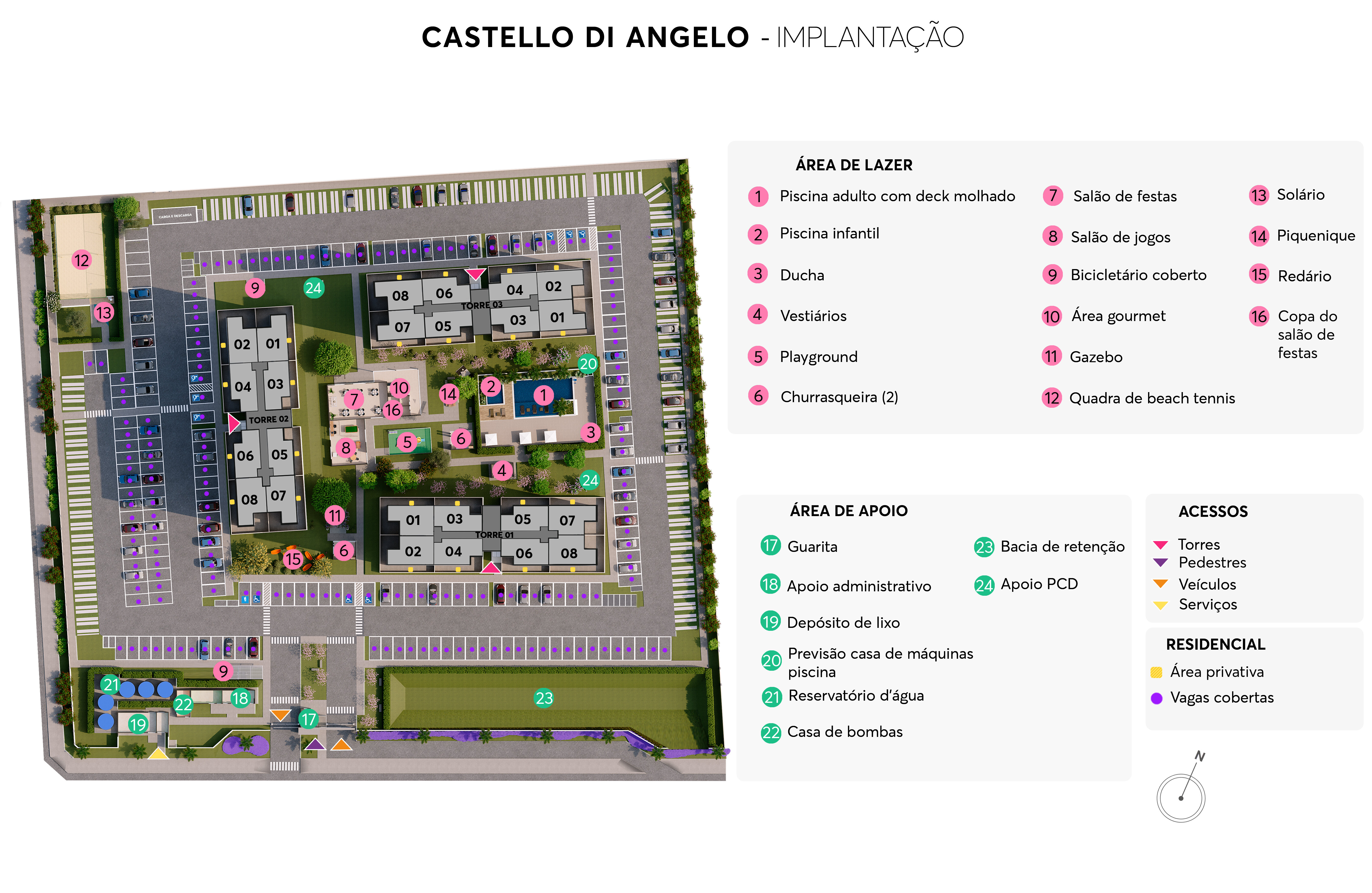 Implantação Castello di Ângelo MRV Campo Grande