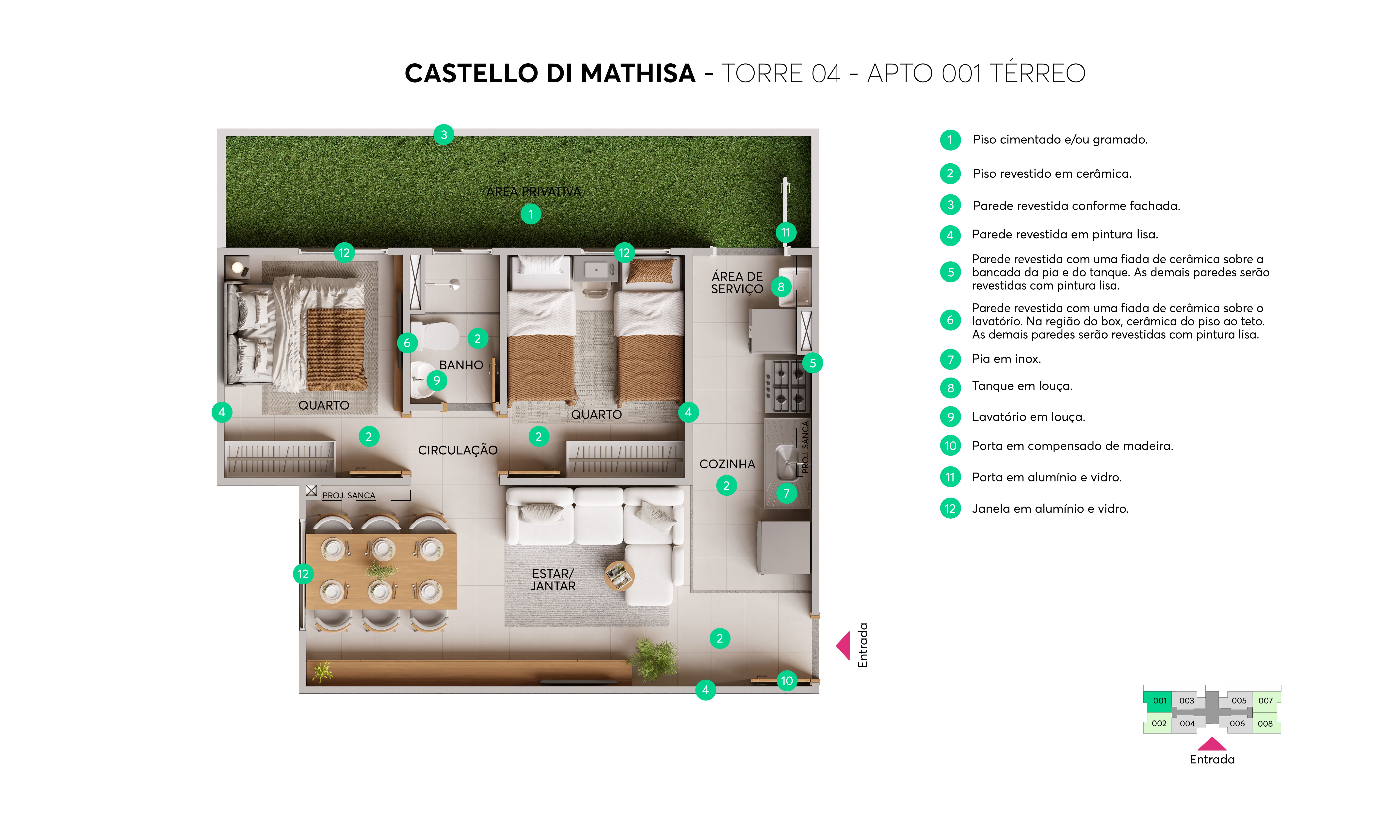 Planta Castello Di Mathisa MRV Campo Grande