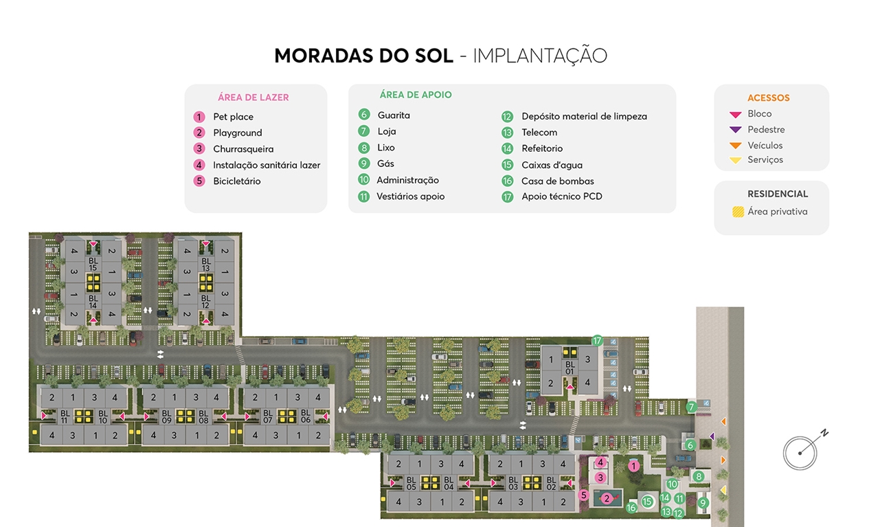 Implantação Moradas do Sol MRV Sete Lagoas
