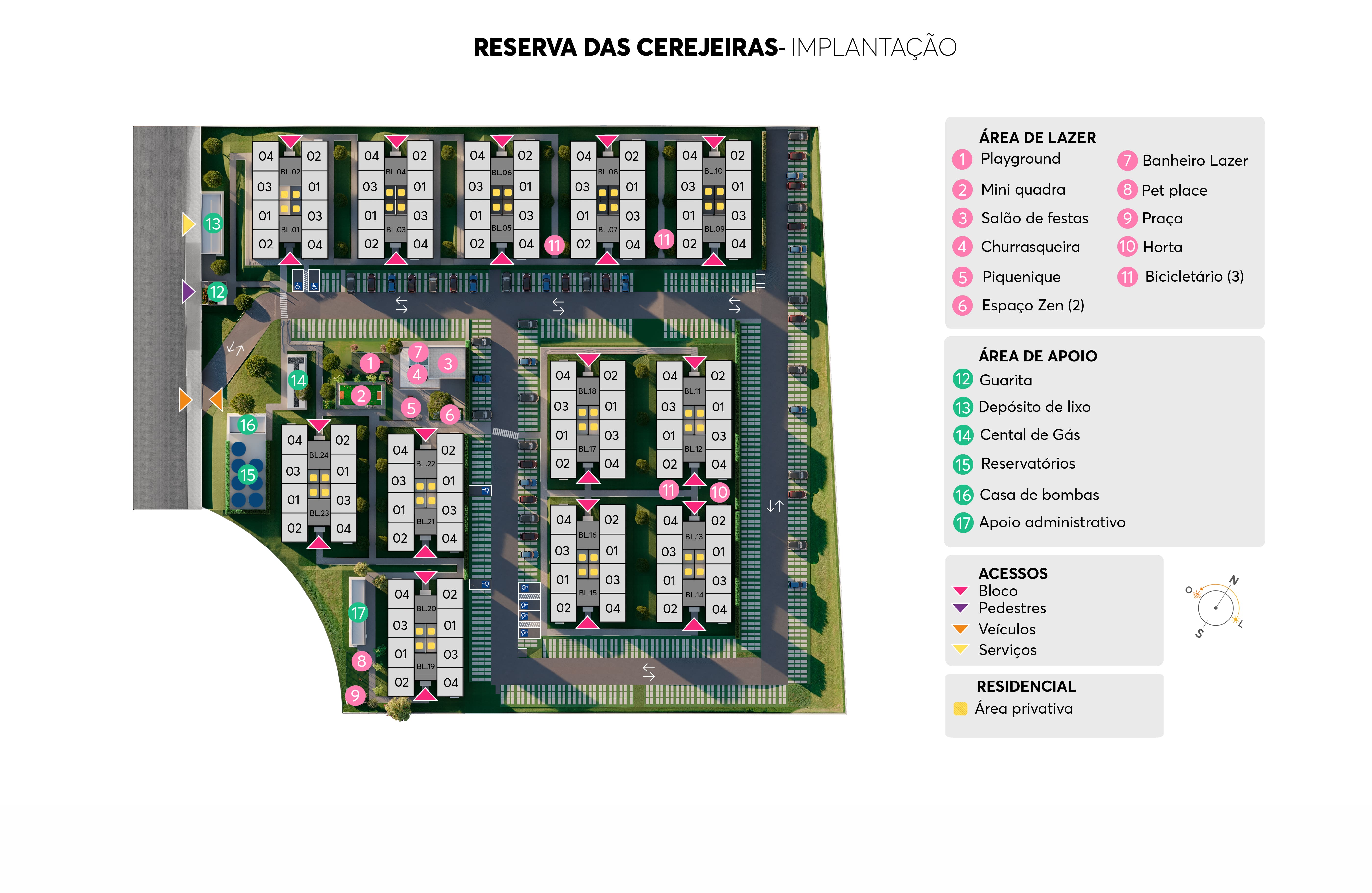 Implantação Reserva das Cerejeiras MRV Uberaba