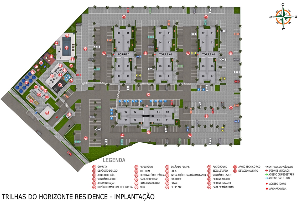 Implantação Trilhas do Horizonte MRV Uberlândia