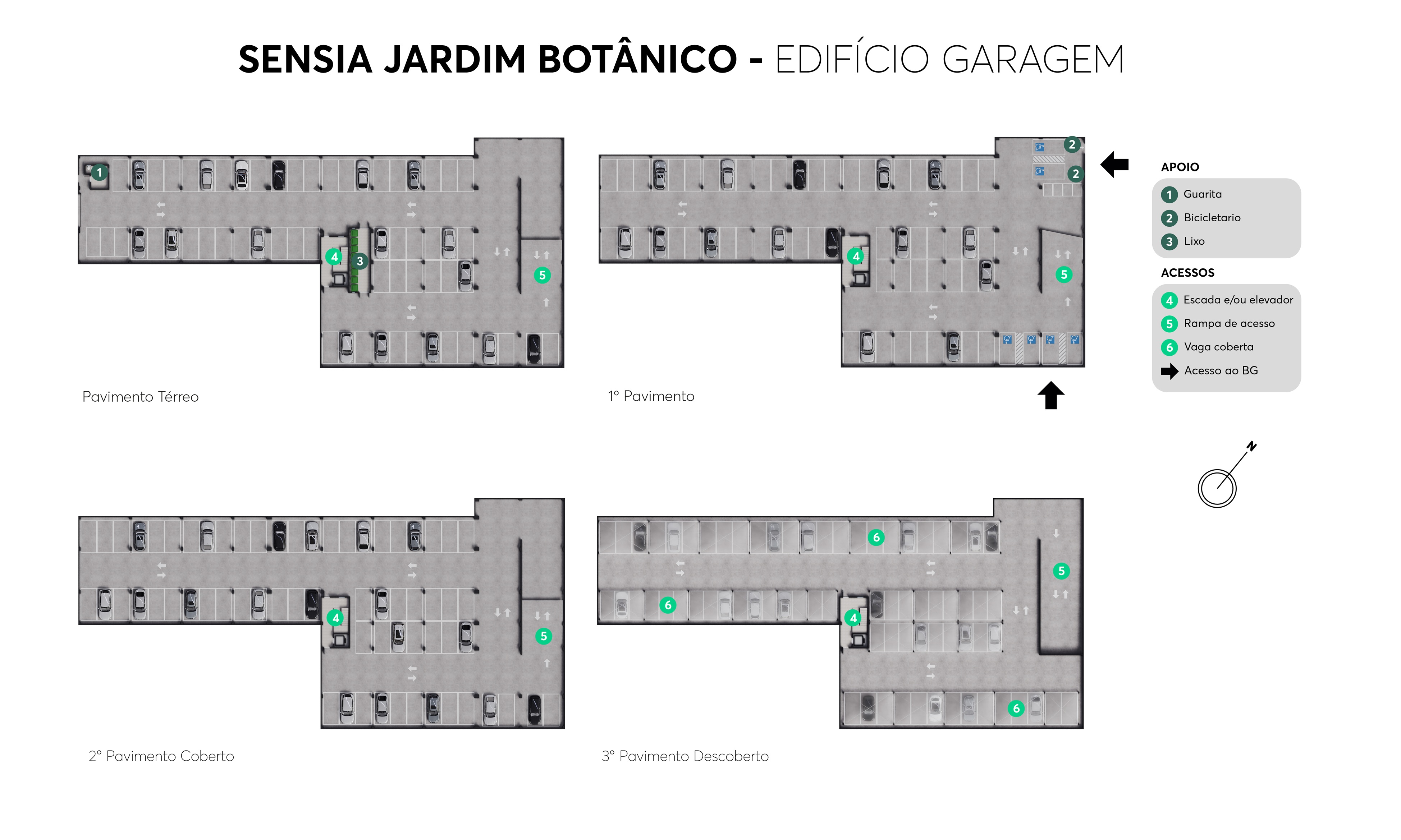 Edifício Garagem Sensia Jardim Botânico Curitiba MRV