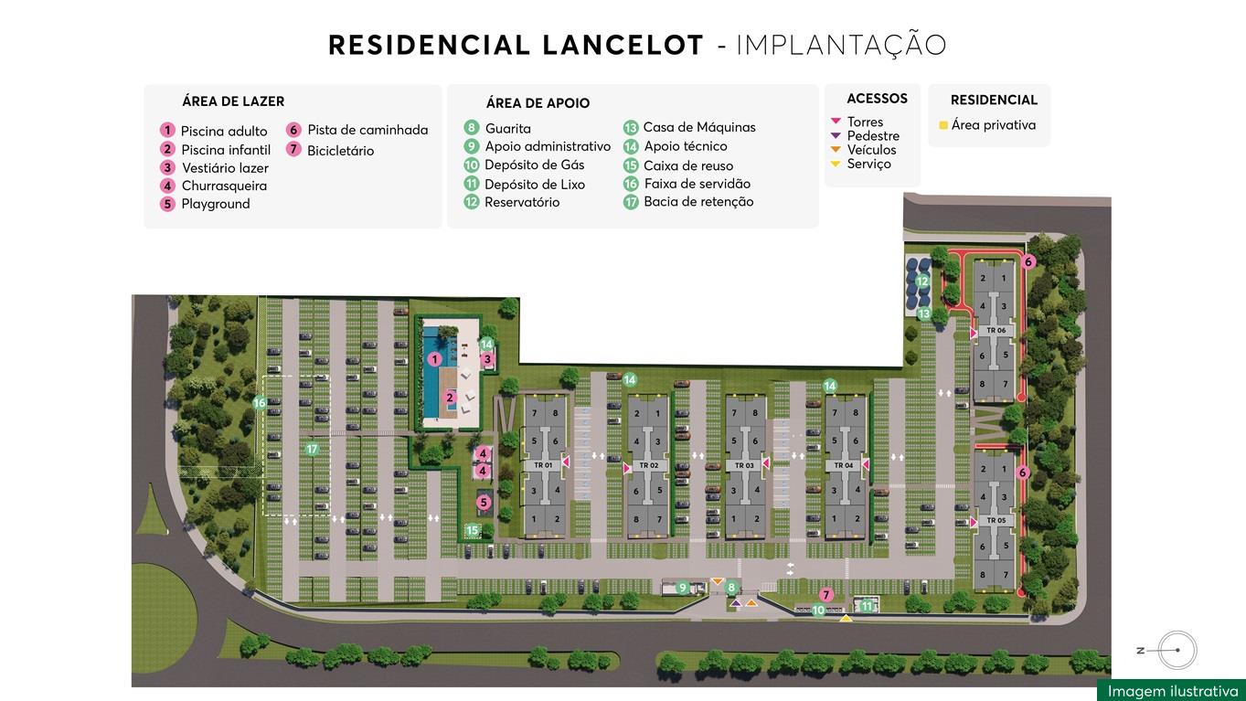 Implantação Residencial Lancelot MRV Londrina