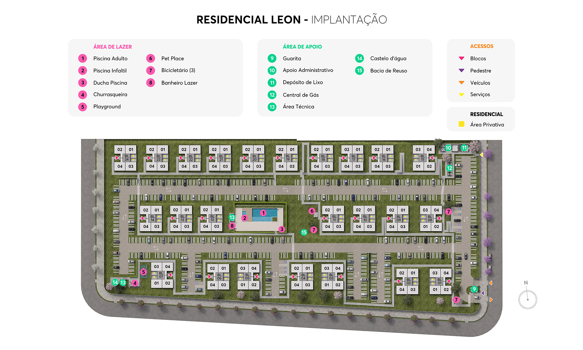 Implantação Residencial Leon MRV Londrina